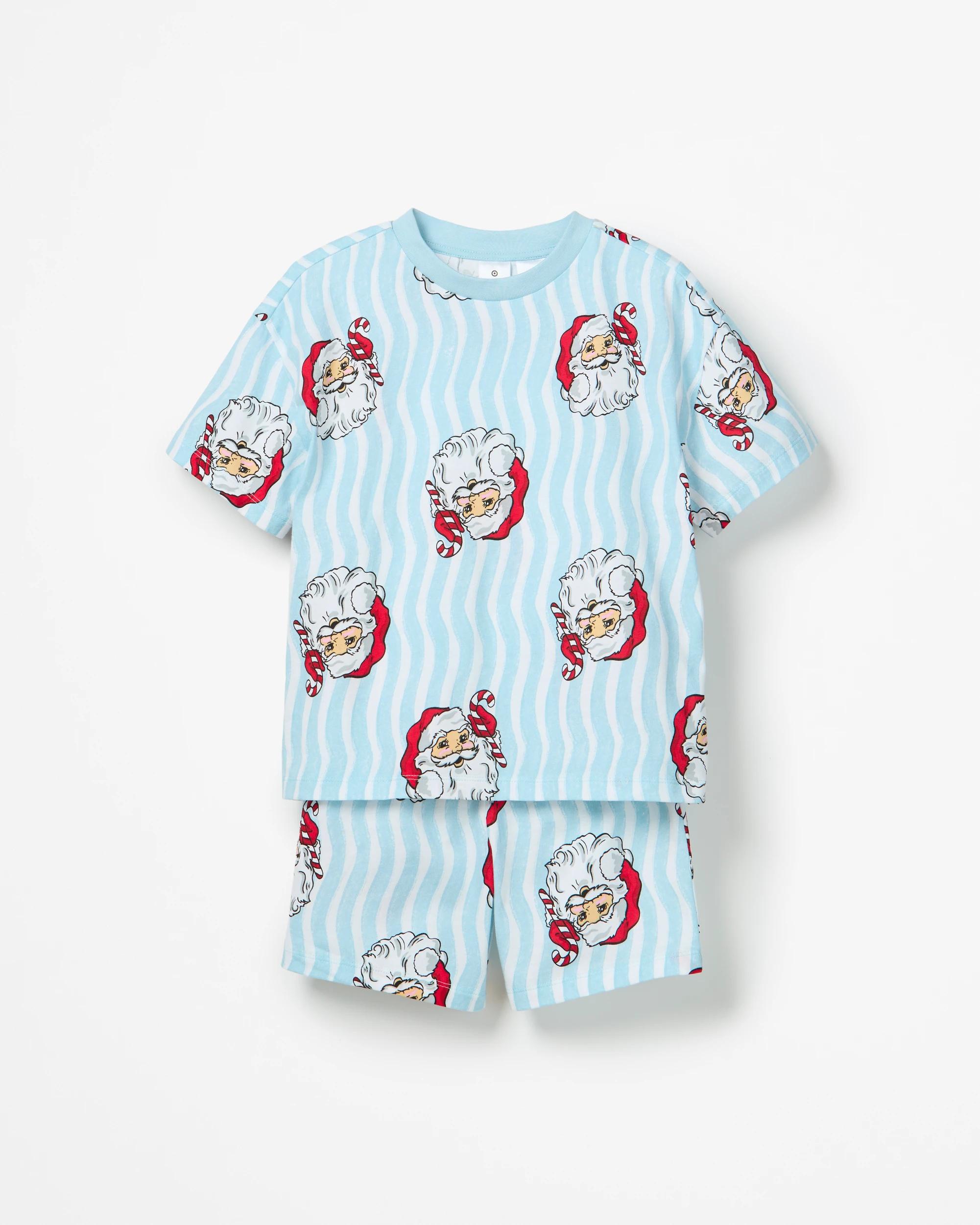 5 Target Family Matching Christmas Santa Australian Cotton Younger Boys Pyjama Set SANTA, 5 of 8