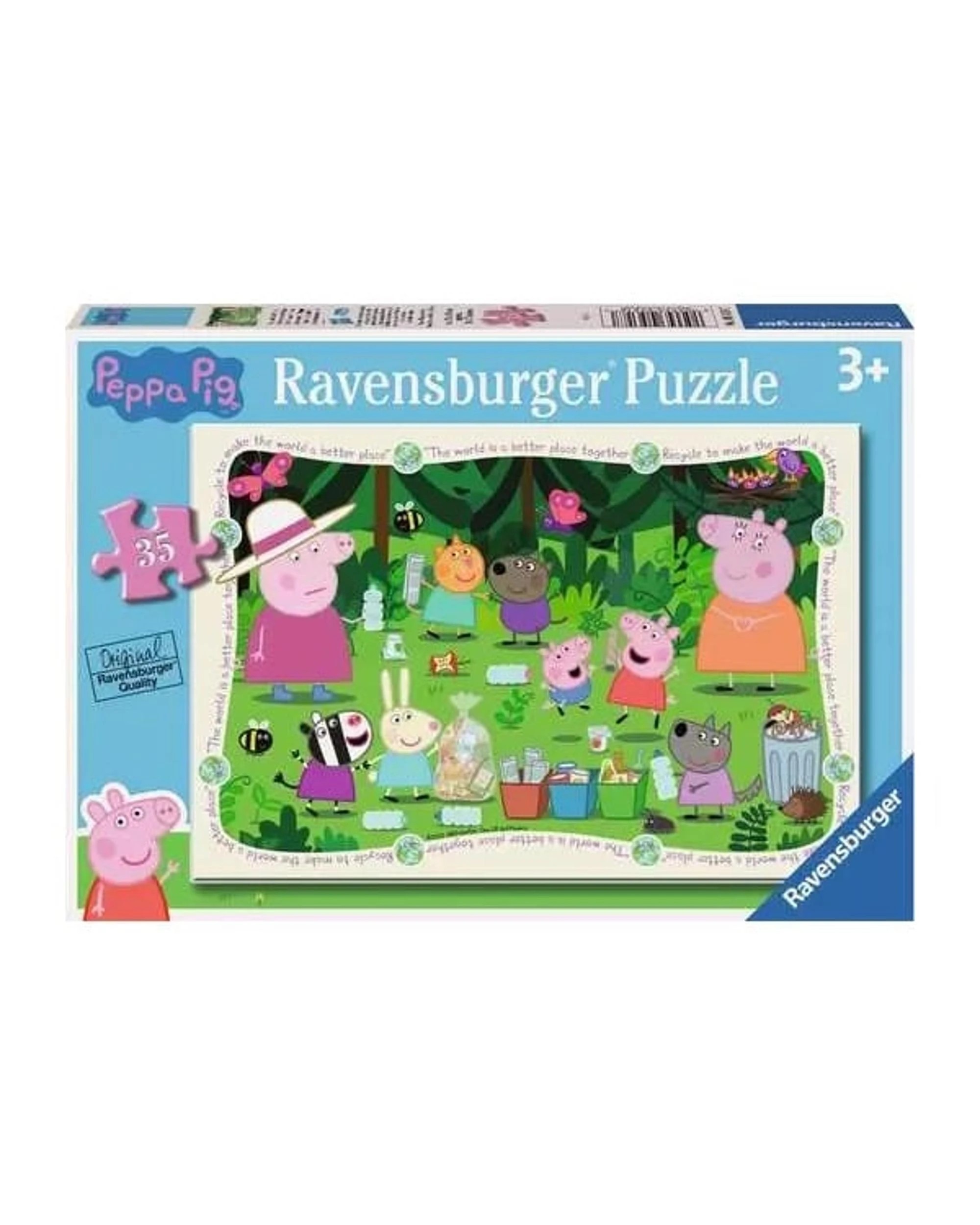 1 Ravensburger Peppa Pig Recycle Together 35 Piece Jigsaw Puzzle, 1 of 1