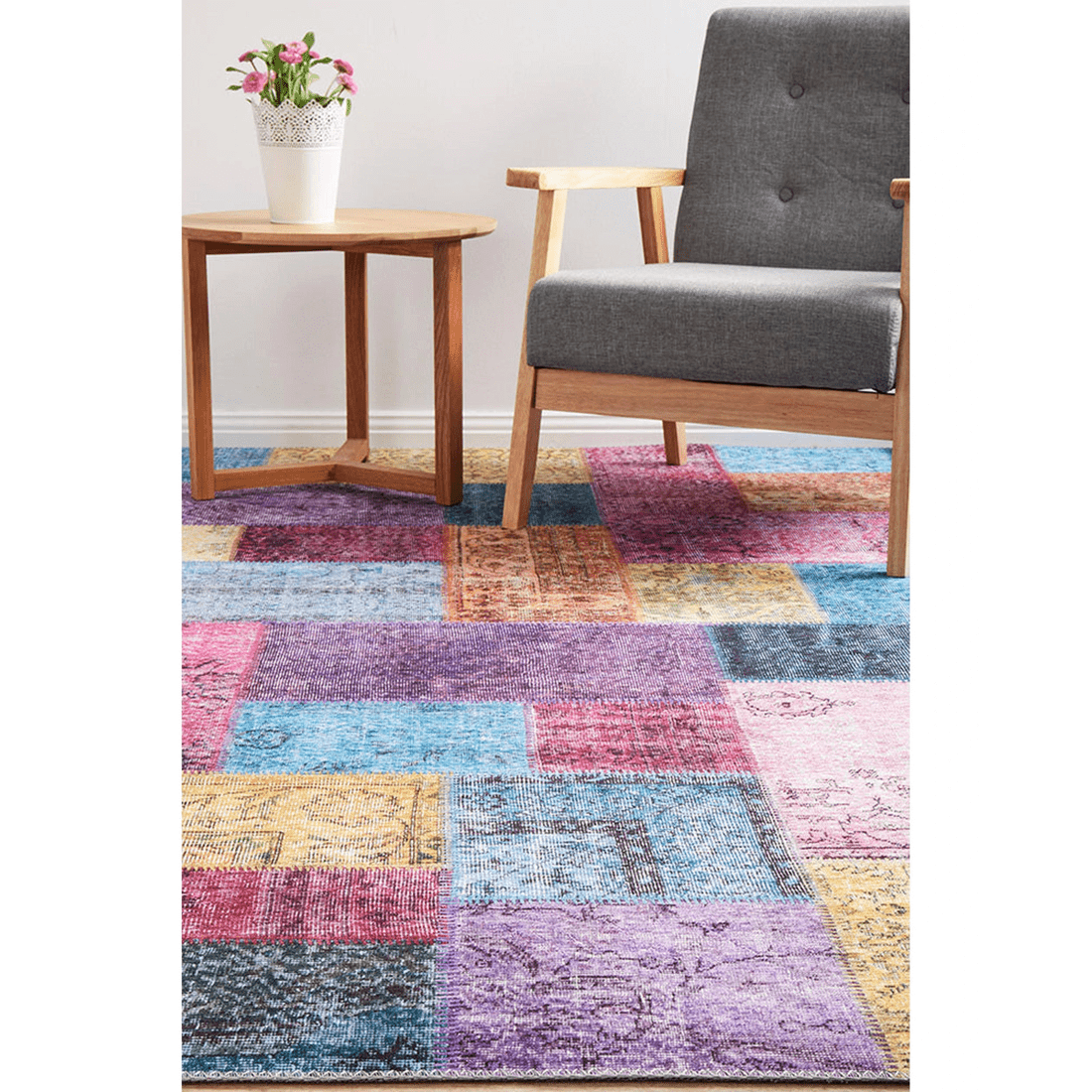 7 RUG CULTURE Illusions 167 Runner Rug — 80 x 300 cm, Multi (Polyester, Power‑Loomed) - Multi, 7 of 7