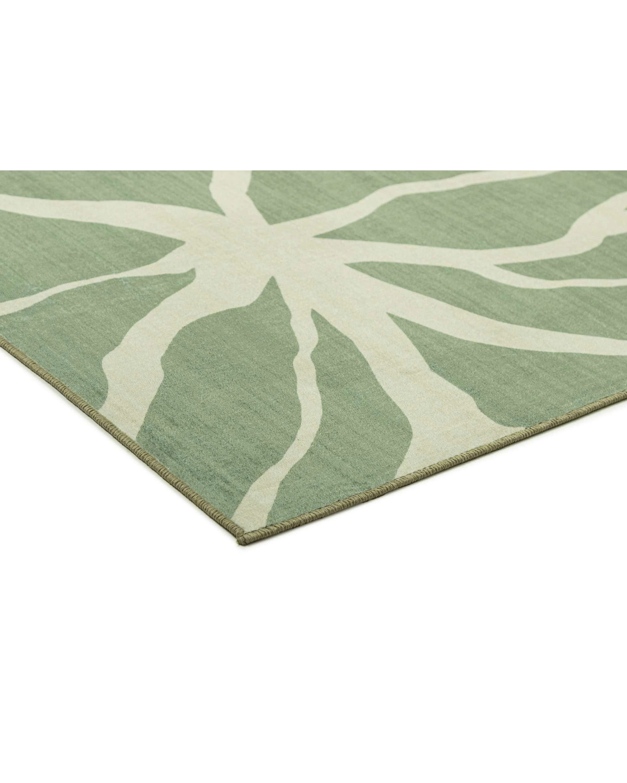 4 Loopsie Farringdon Printed Washable Rug-290cm x 190cm - Green, 4 of 8