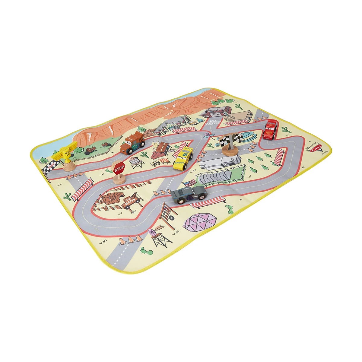 5 8 Piece Disney Pixar Cars Wooden Playmat Set, 5 of 10