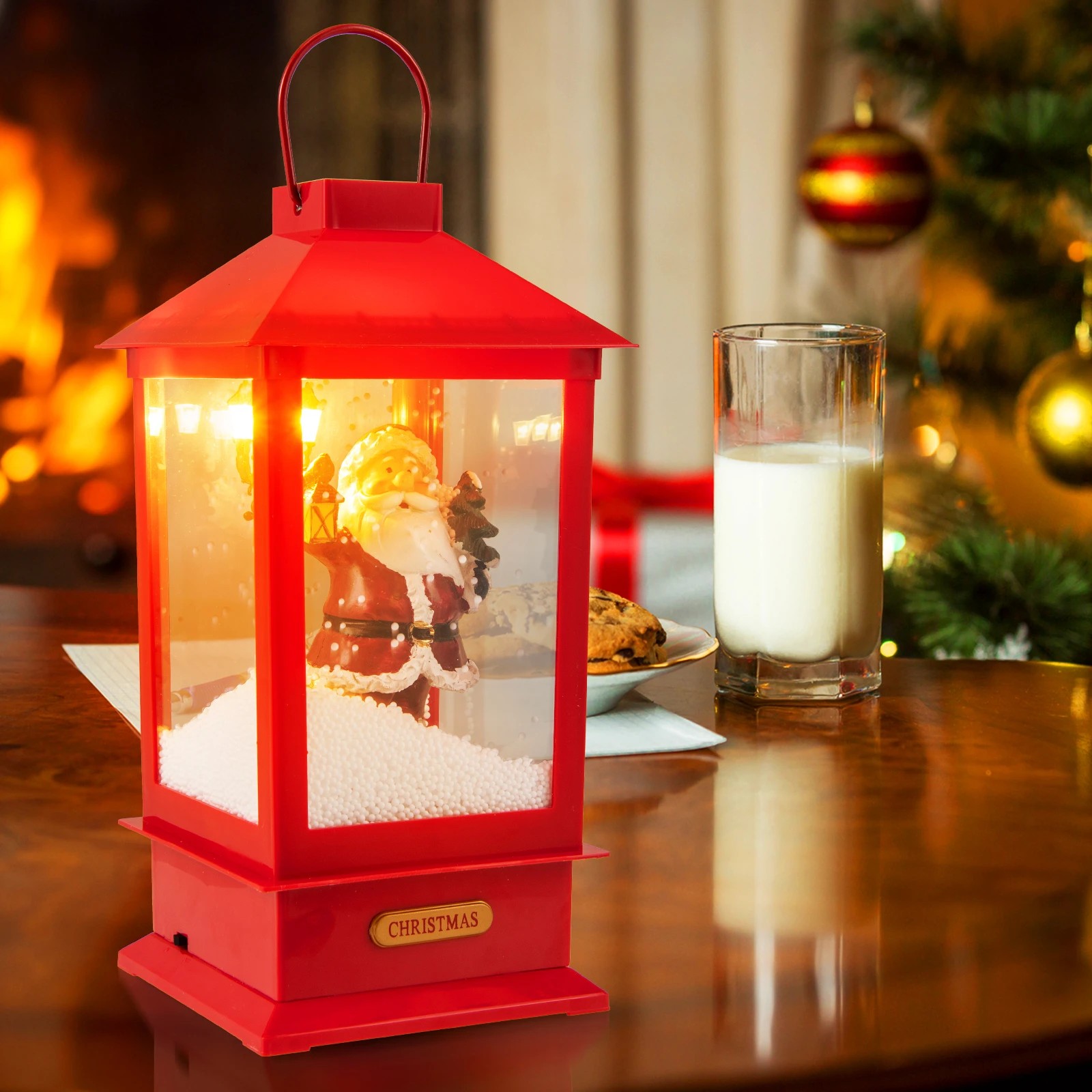 4 Costway 155cm Christmas Street Lamp Sound-Activated Festive Musical Lamp Post, 4 of 6