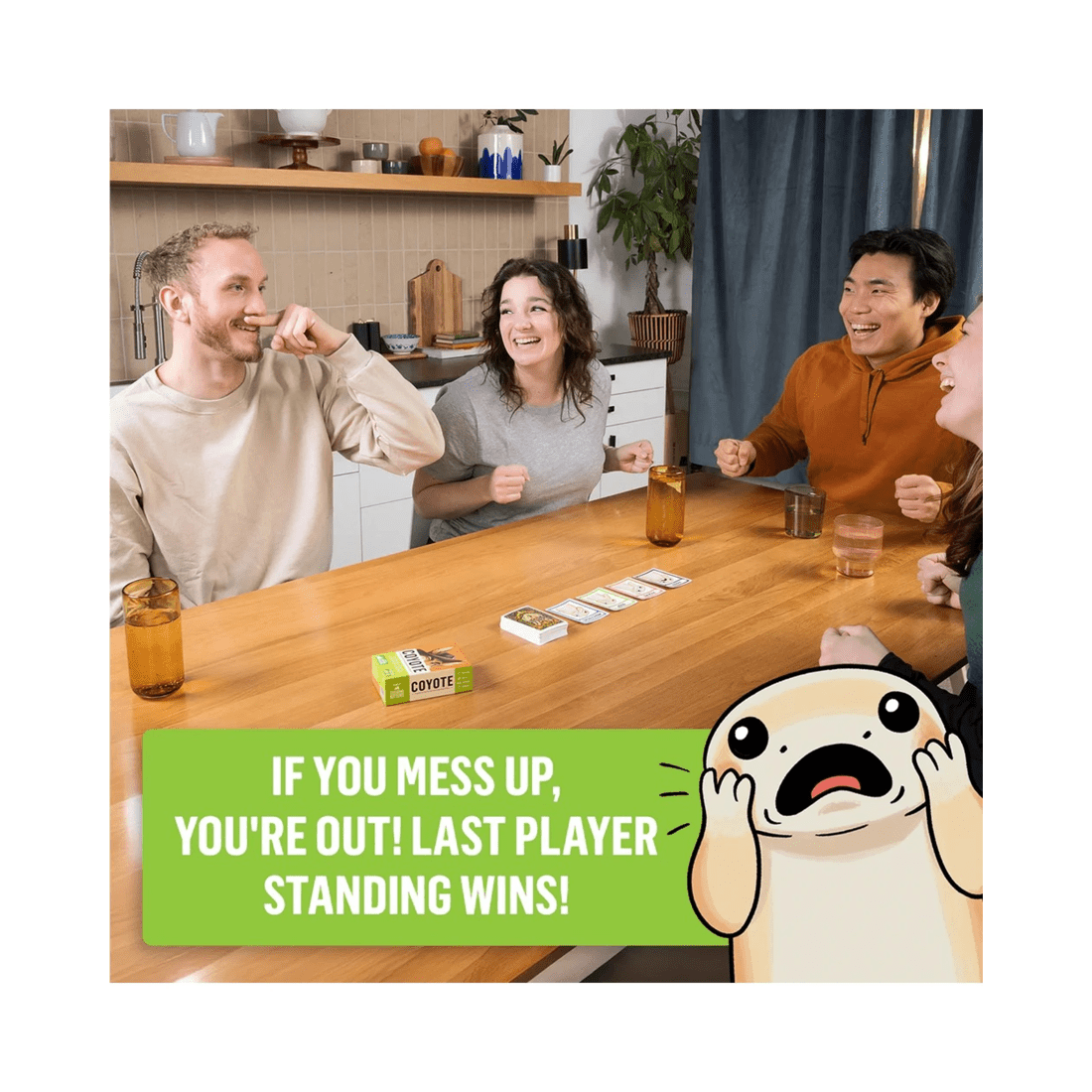 6 Exploding Kittens LLC Coyote Card Game, 6 of 8