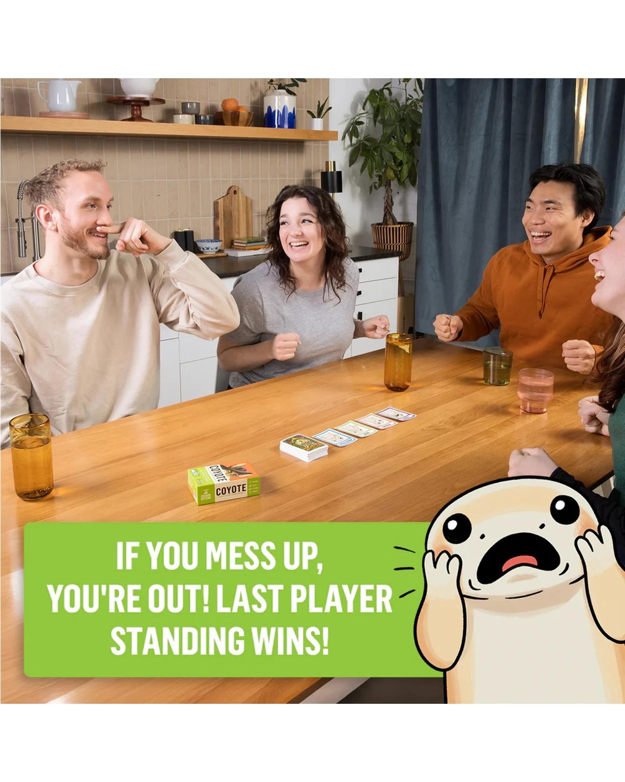 6 Exploding Kittens LLC Coyote Card Game, 6 of 8