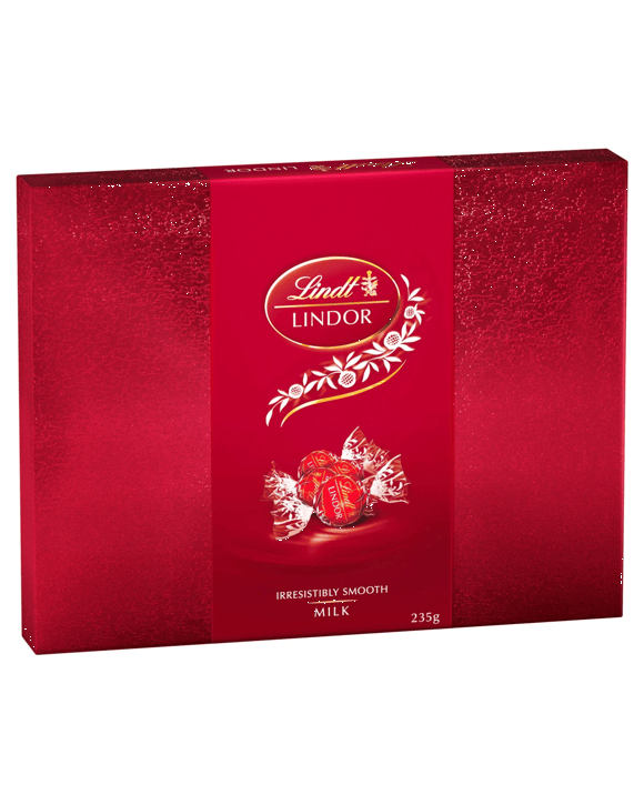 Lindt LINDOR Milk Chocolate Gift Box 235g