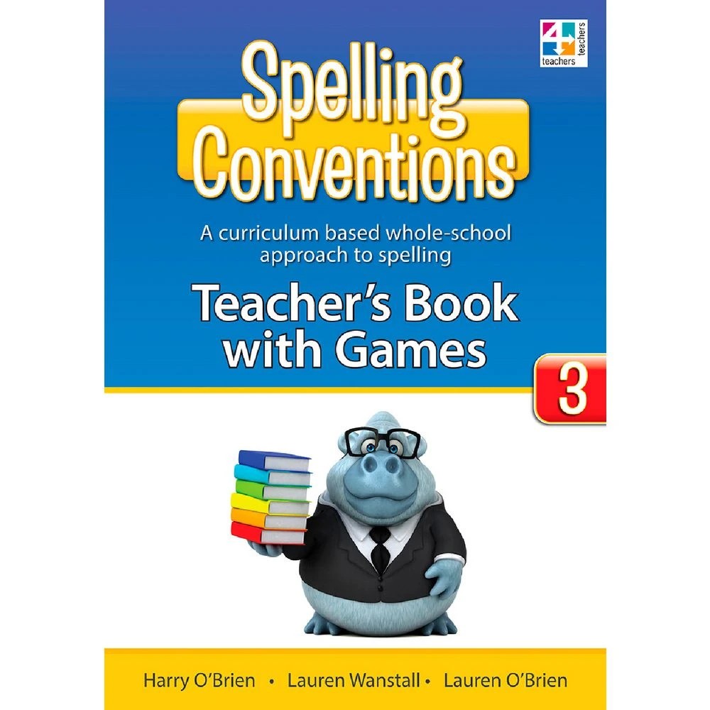 1 Spelling Conventions Teacher Book 3, 1 of 3