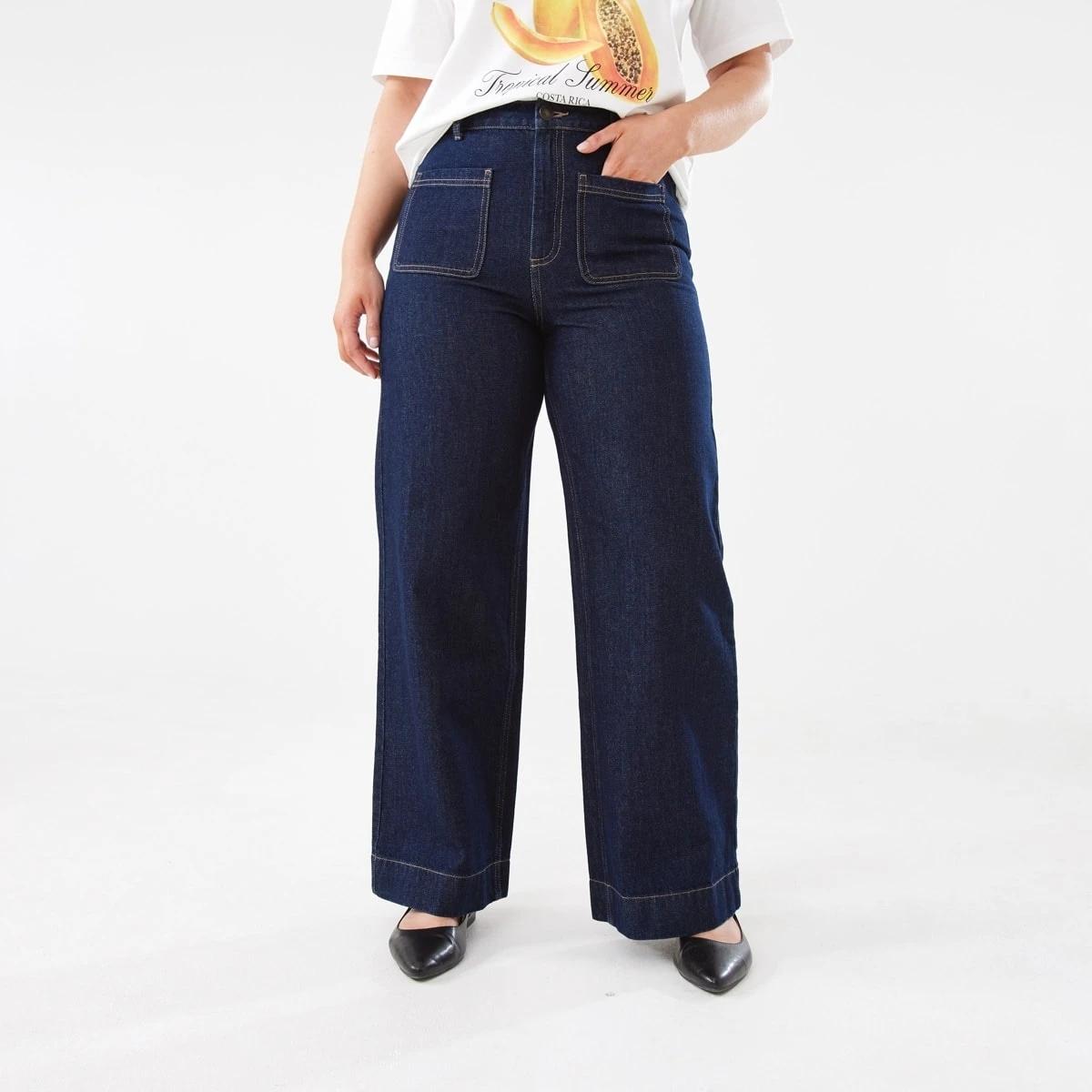 1 Wide Leg Pocket Jeans INDIGO, 1 of 11