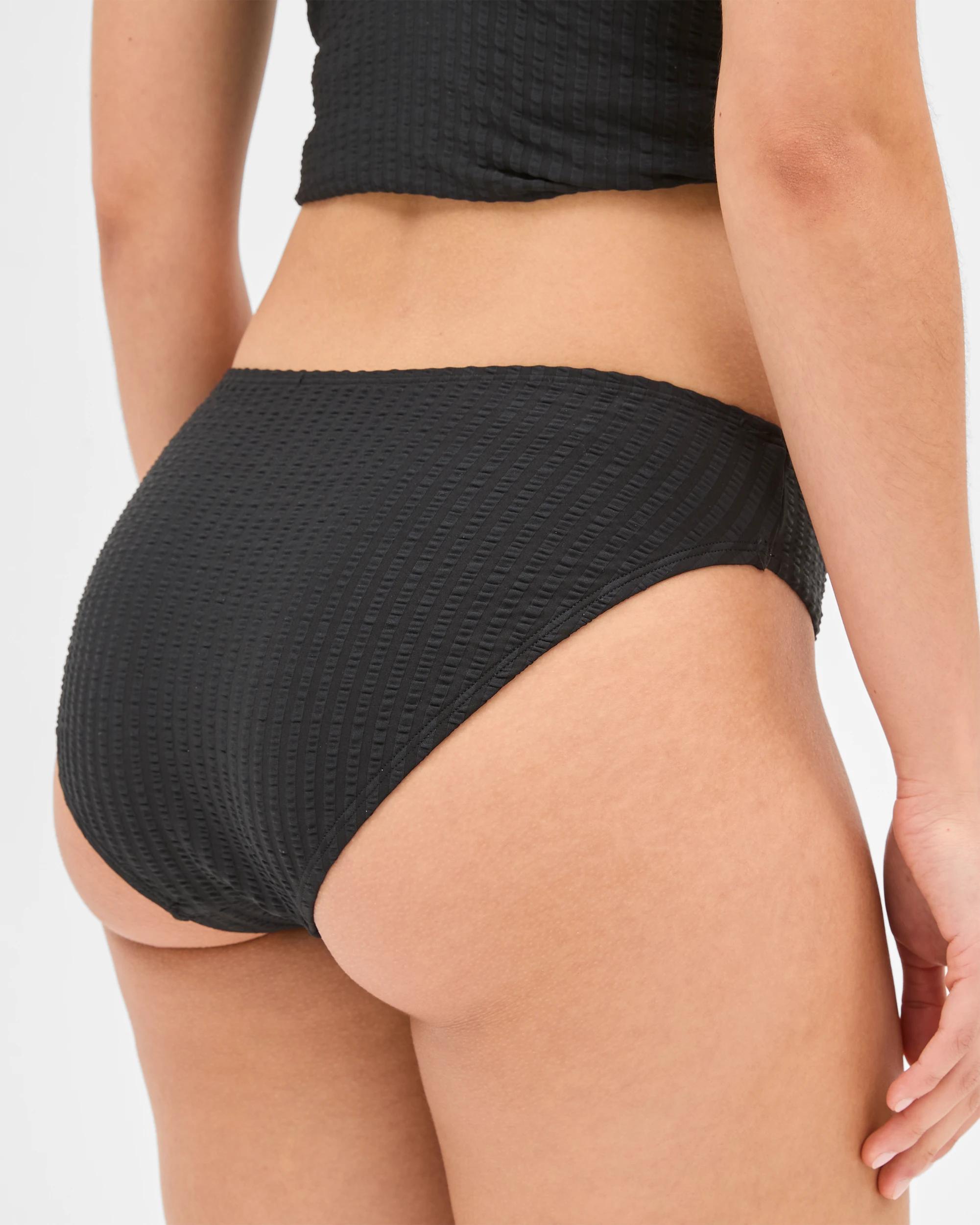 3 Target Resort Seersucker Bikini Briefs BLACK, 3 of 3