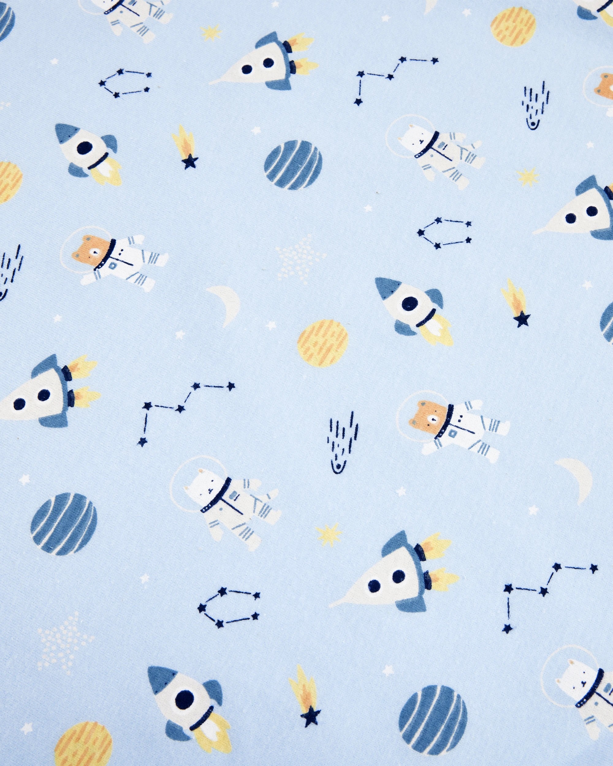 5 3 Pack Organic Cotton Jersey Wraps, 5 of 6