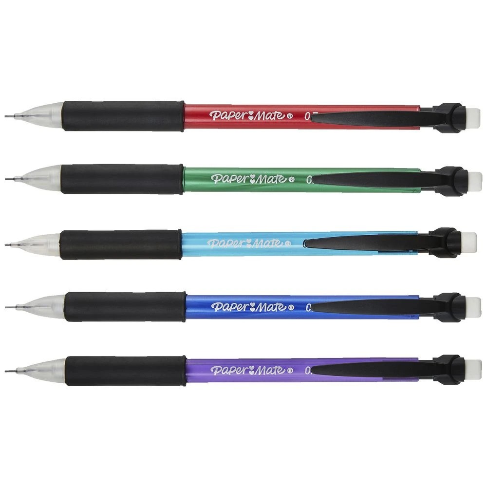 2 Paper Mate Write Bros. Comfort Mechanical Pencil 0.7mm 5 Pack, 2 of 3