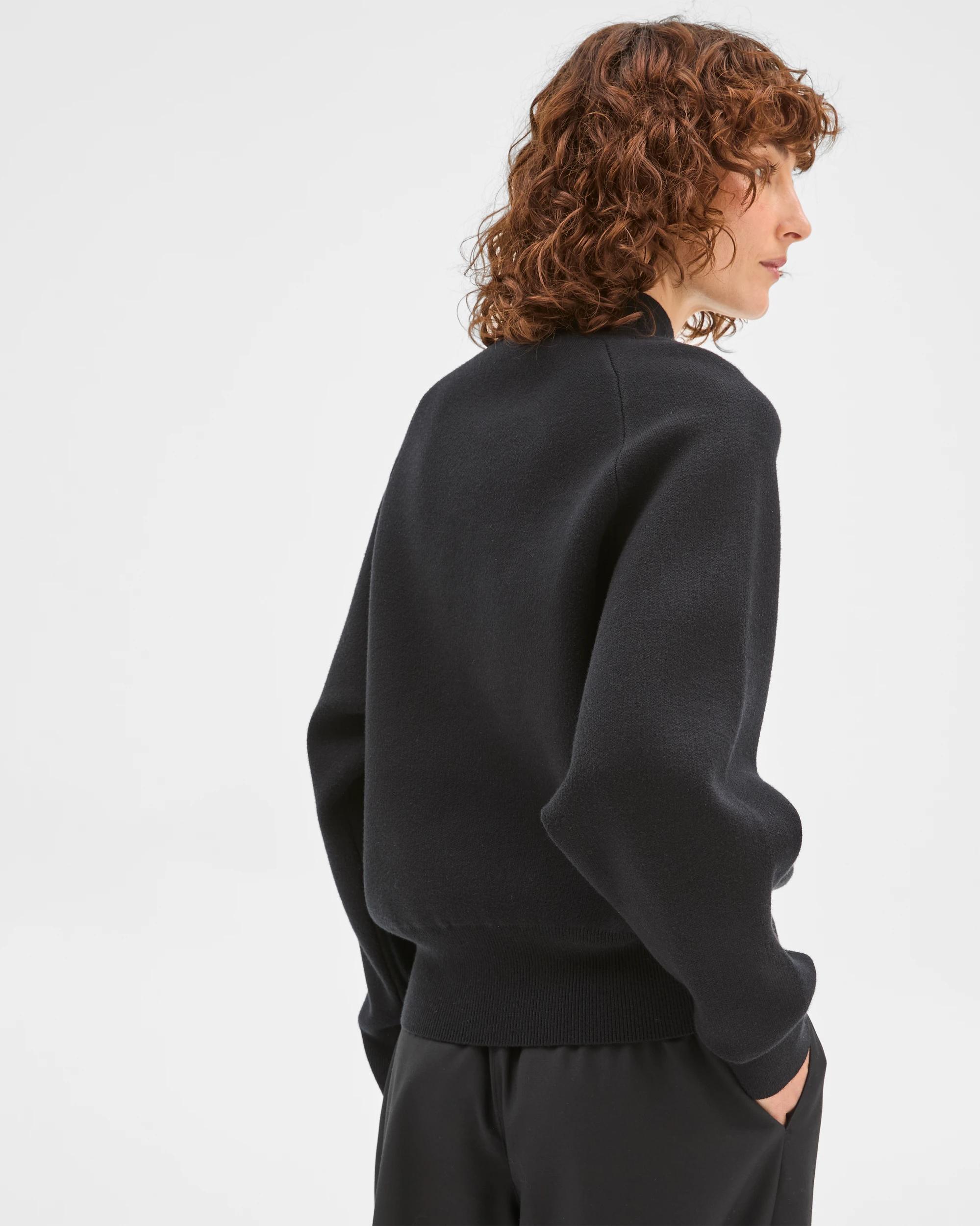6 Preview Raglan Detail High Neck Jumper BLACK, 6 of 6