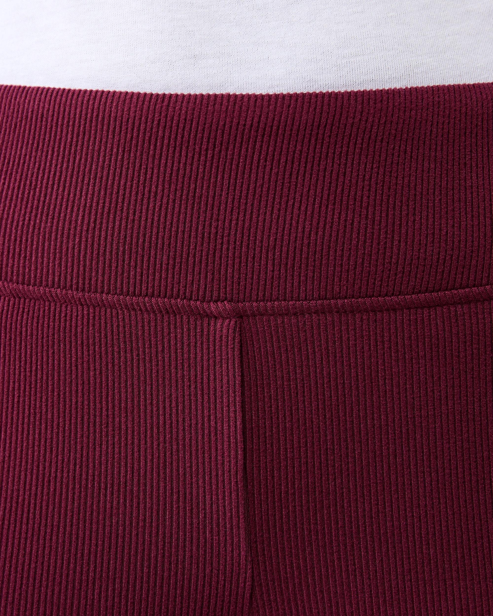 4 Contrast Rib Flare Leggings Windsor Wn, 4 of 5