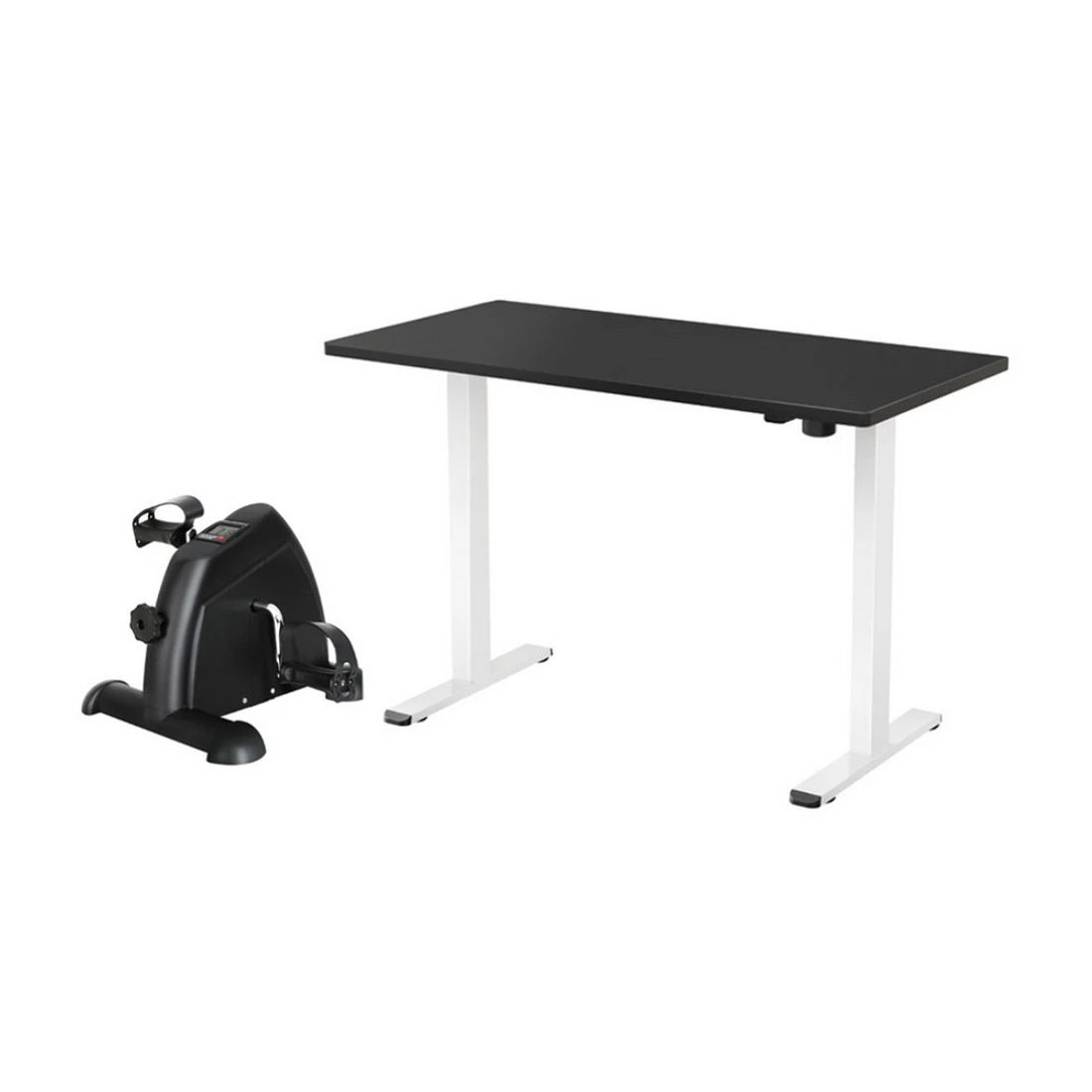 1 140cm Artiss Electric Standing Desk with Mini Pedal Exercise Bike Home Office - Multi, 1 of 6