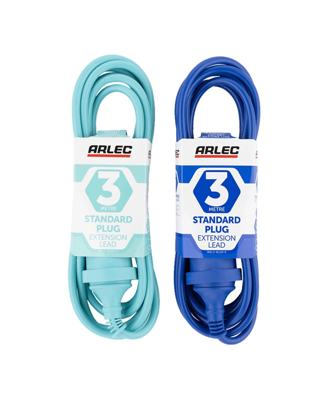 3m Arlec Standard Plug Extension Lead - Asso