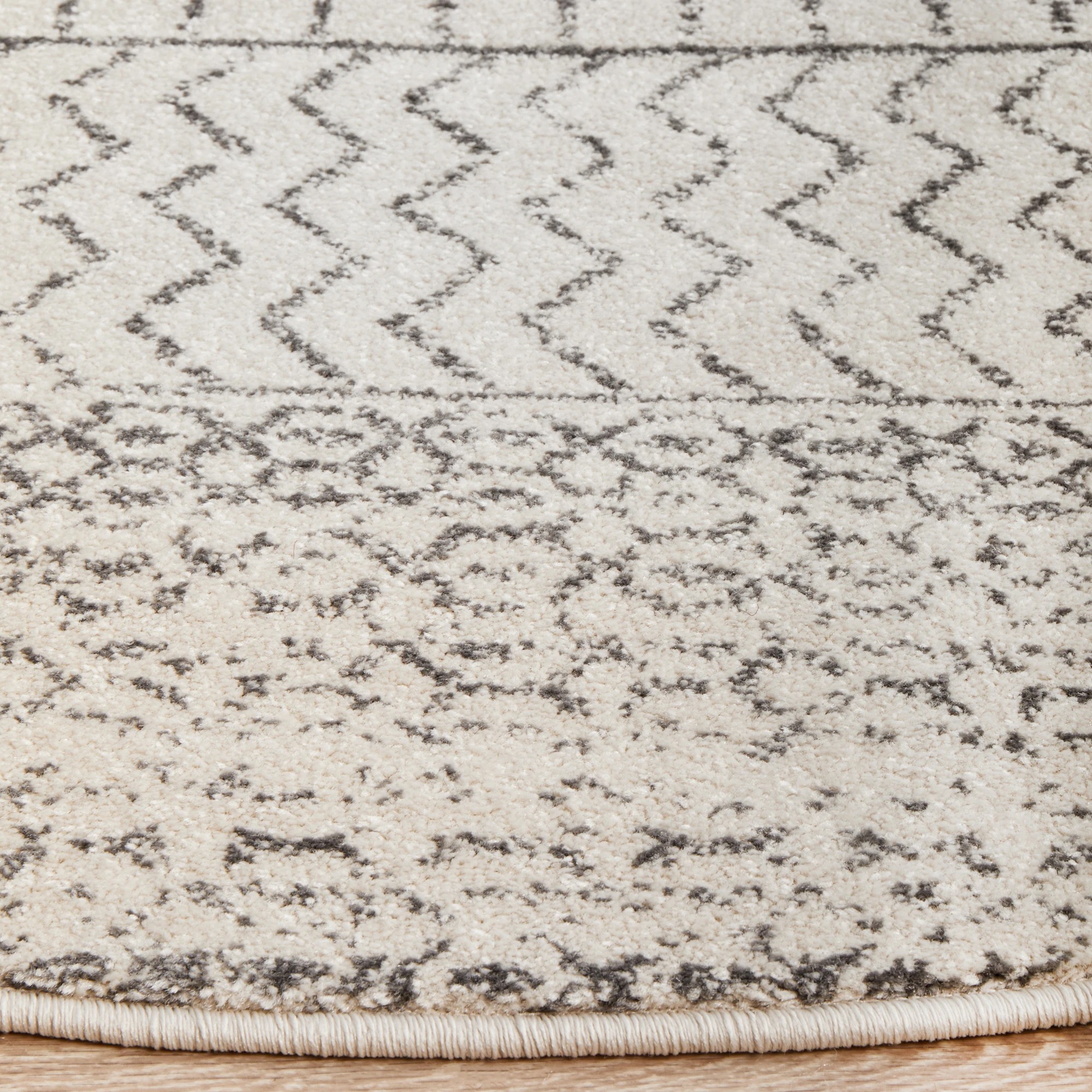 5 Common Ground Rugs Lustre Harper 150x150 cm Rug - Silver, 5 of 9