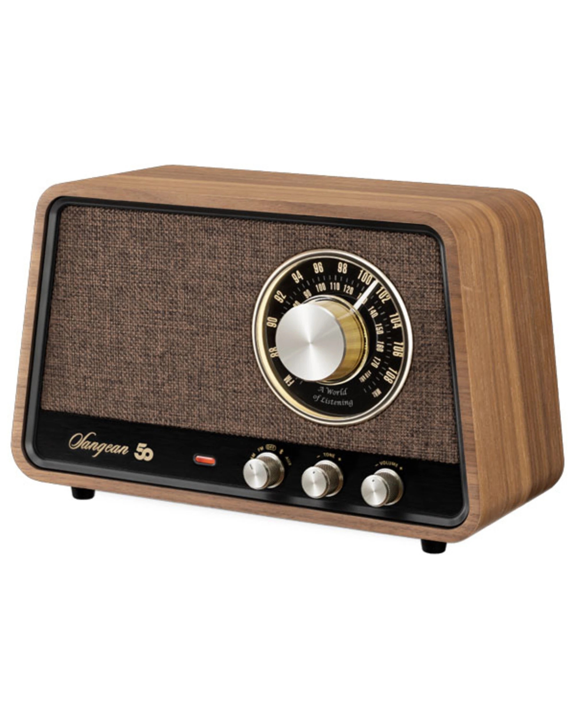 2 Sangean WR-101 AM/FM/BT Radio - Vintage Walnut, 2 of 5