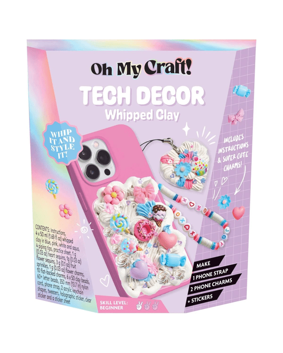 Oh My Craft! Tech Decor and Accessories Whipped Clay Kit