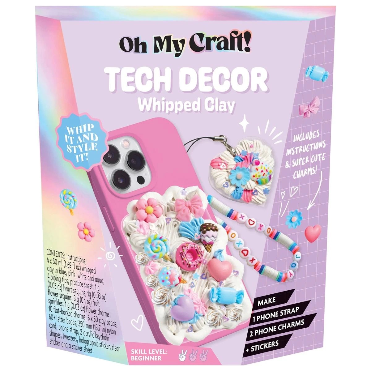 1 Oh My Craft! Tech Decor and Accessories Whipped Clay Kit, 1 of 9