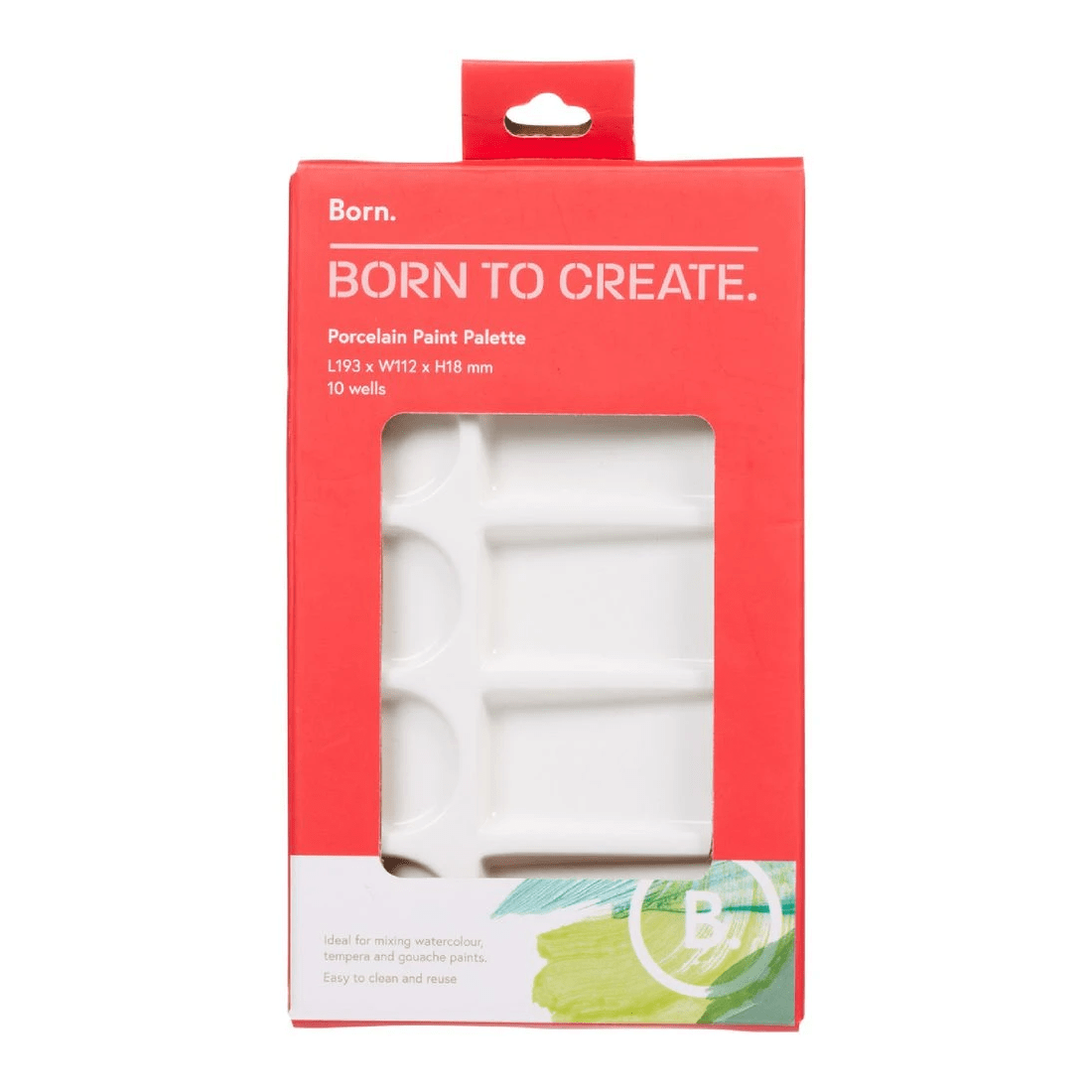 1 Born Porcelain Palette 10 Wells, 1 of 4