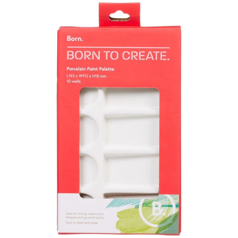 1 Born Porcelain Palette 10 Wells, 1 of 4