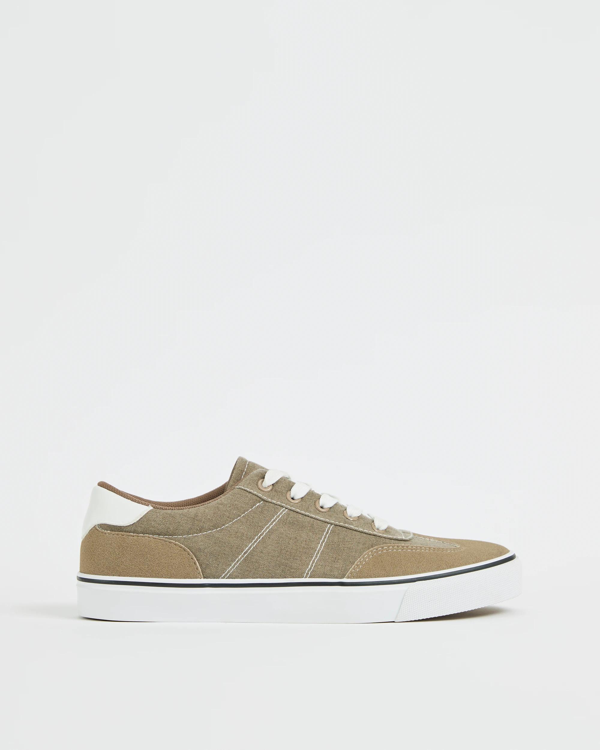 1 Target Man Canvas Skate Sneakers NATURAL, 1 of 3