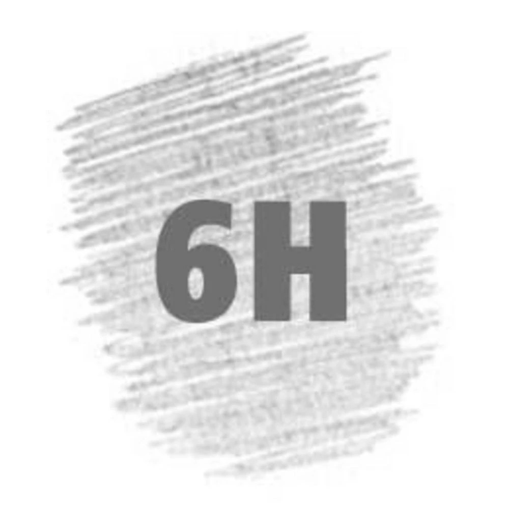 7 Staedtler Mars Lumograph Graphite Pencil 6H, 7 of 7