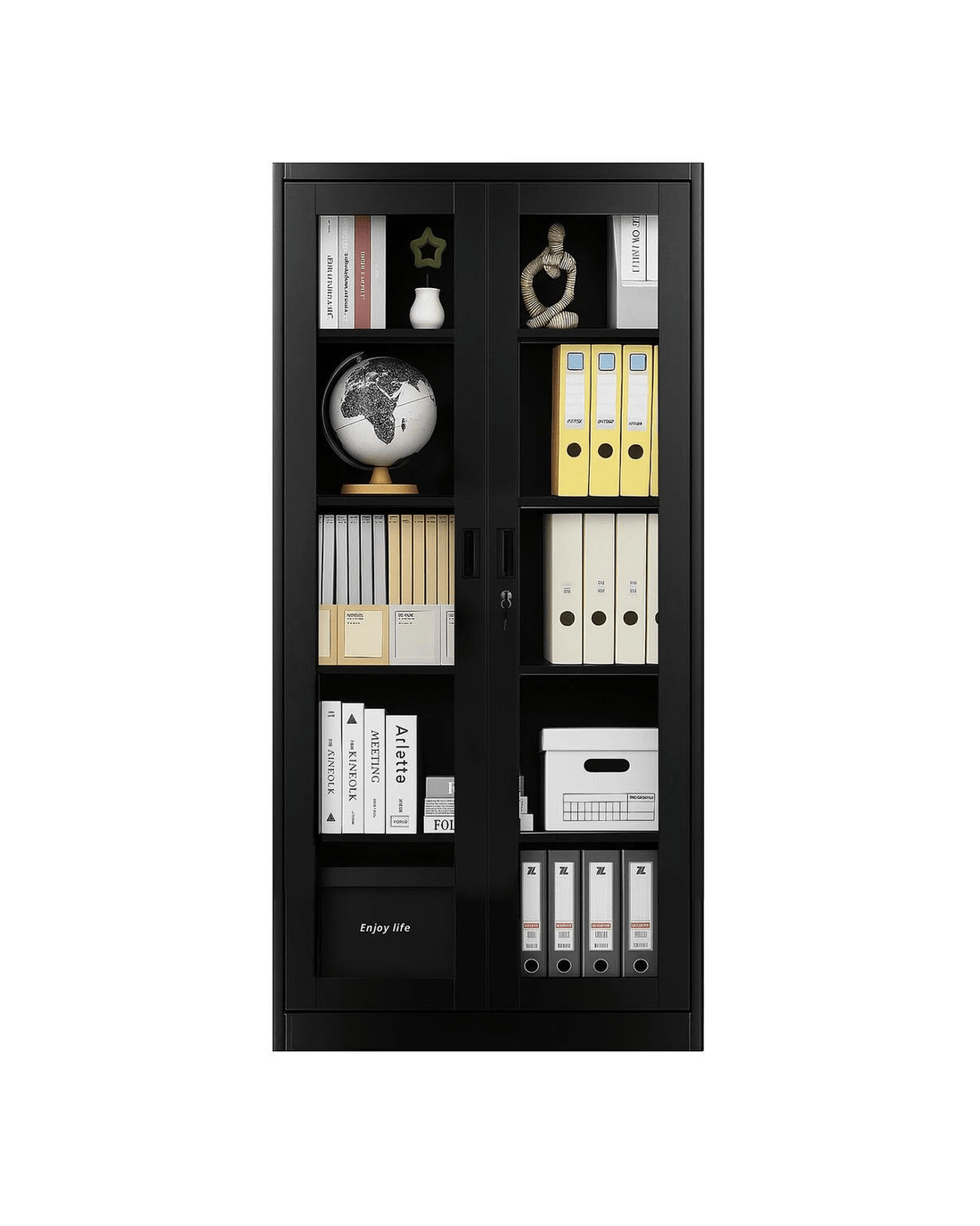 Ausway Steel Office Cabinet Filing Storage Shelf - Kmart