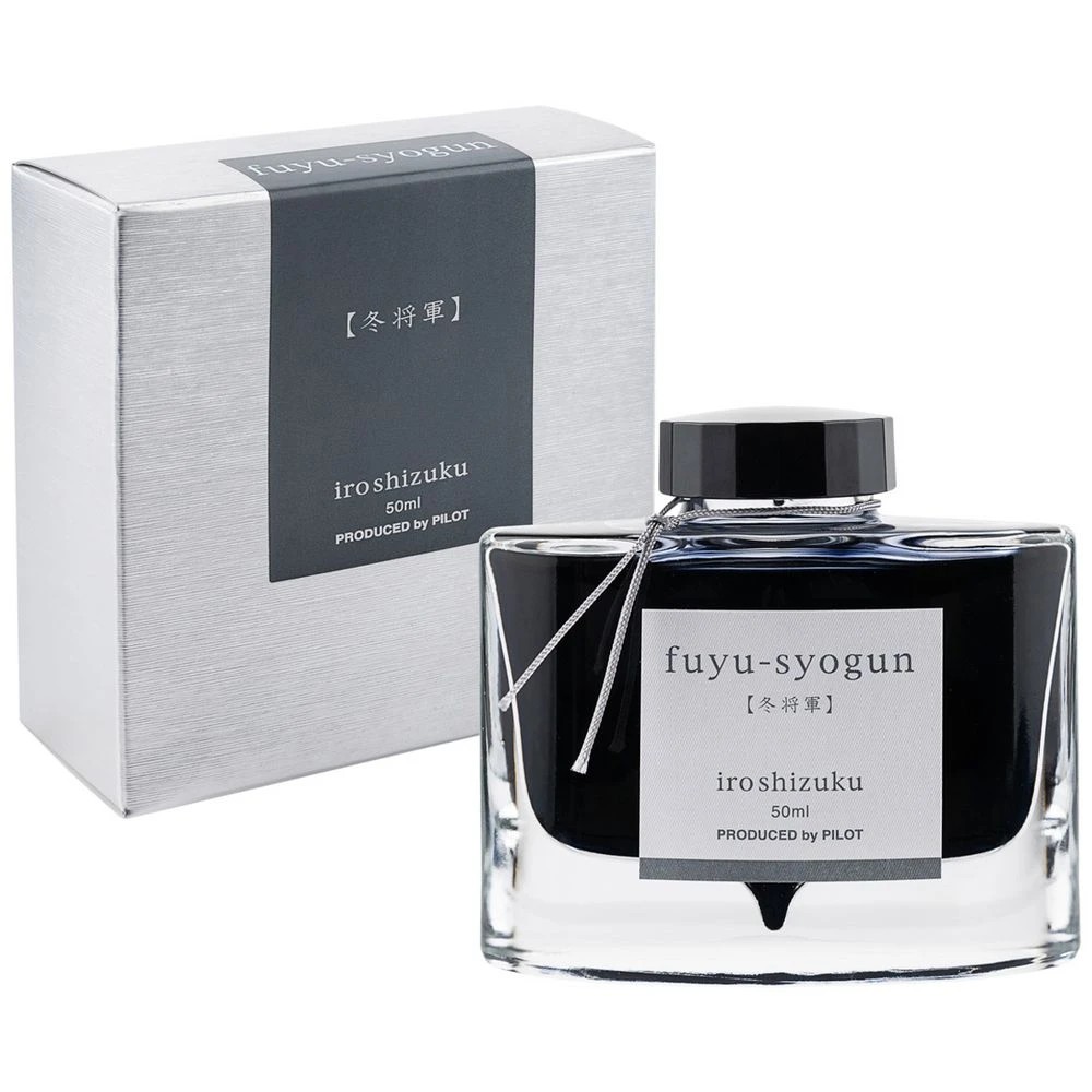 1 PILOT Iroshizuku Fountain Pen Ink 50mL Old Man Winter, 1 of 3