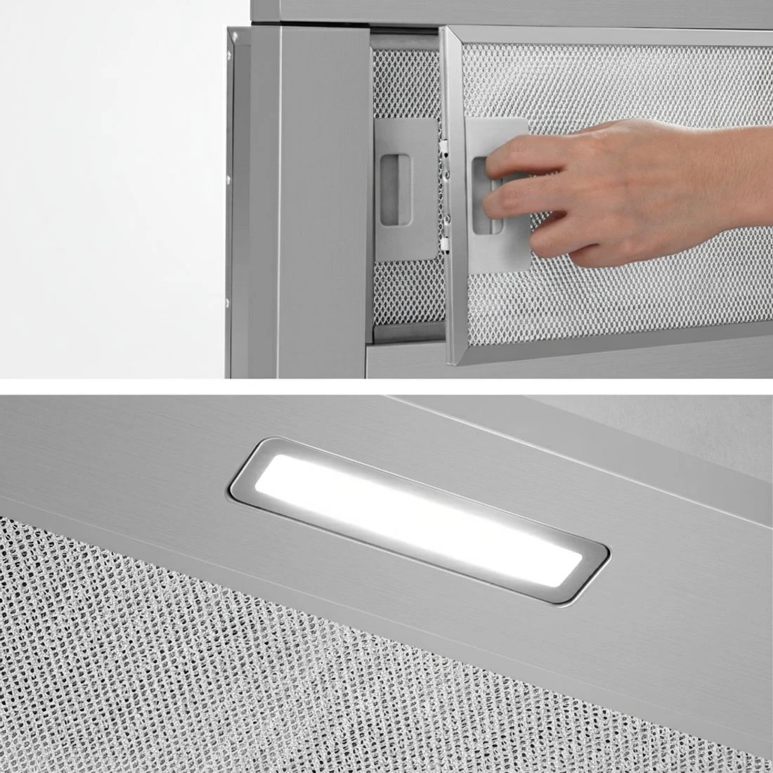 6 Devanti 900mm Range Hood 90cm Slide out Rangehood Stainless Steel - Silver, 6 of 6