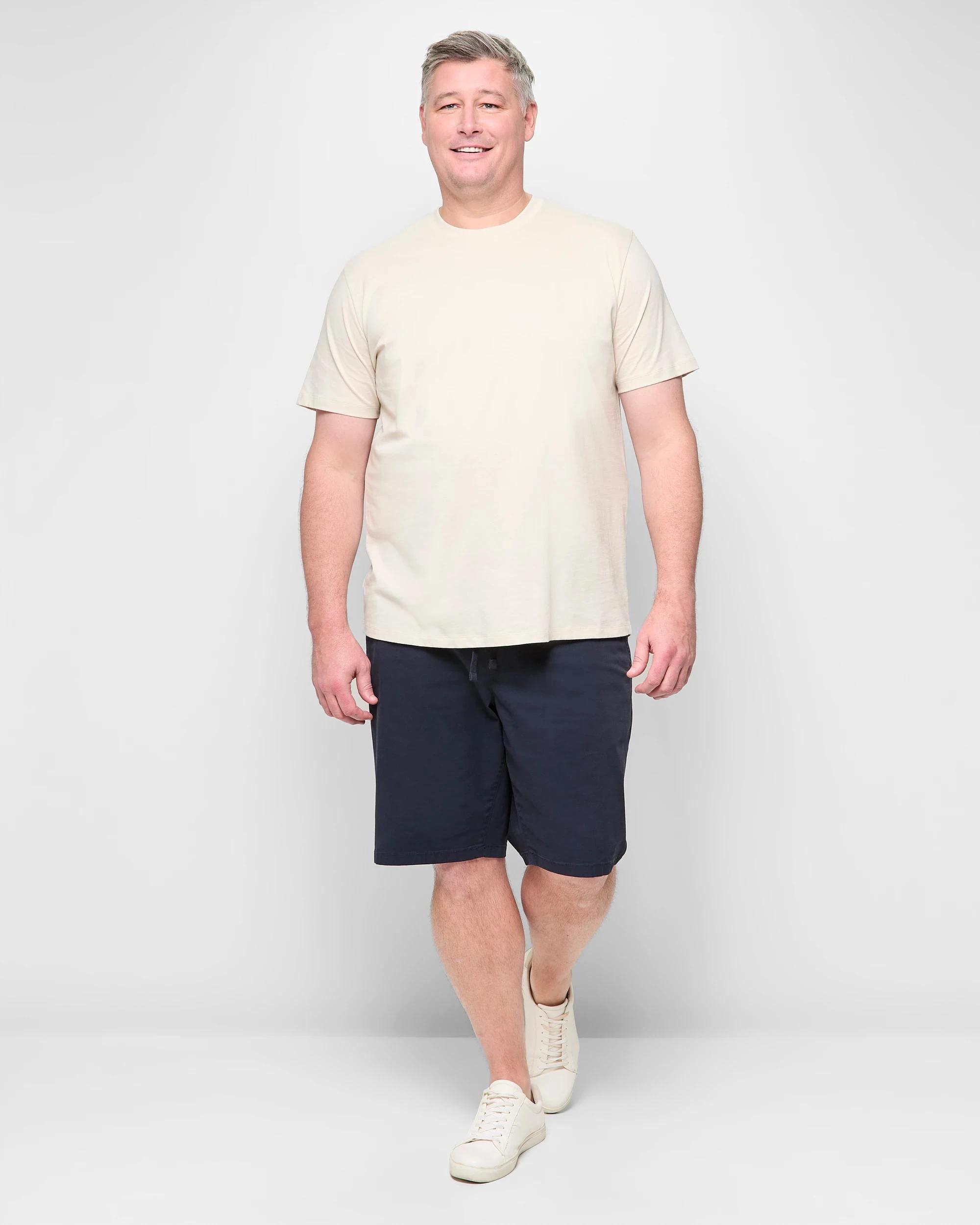 2 Target Man Plus Plus Size Australian Cotton Crew T-Shirt SILVER BIRCH, 2 of 5