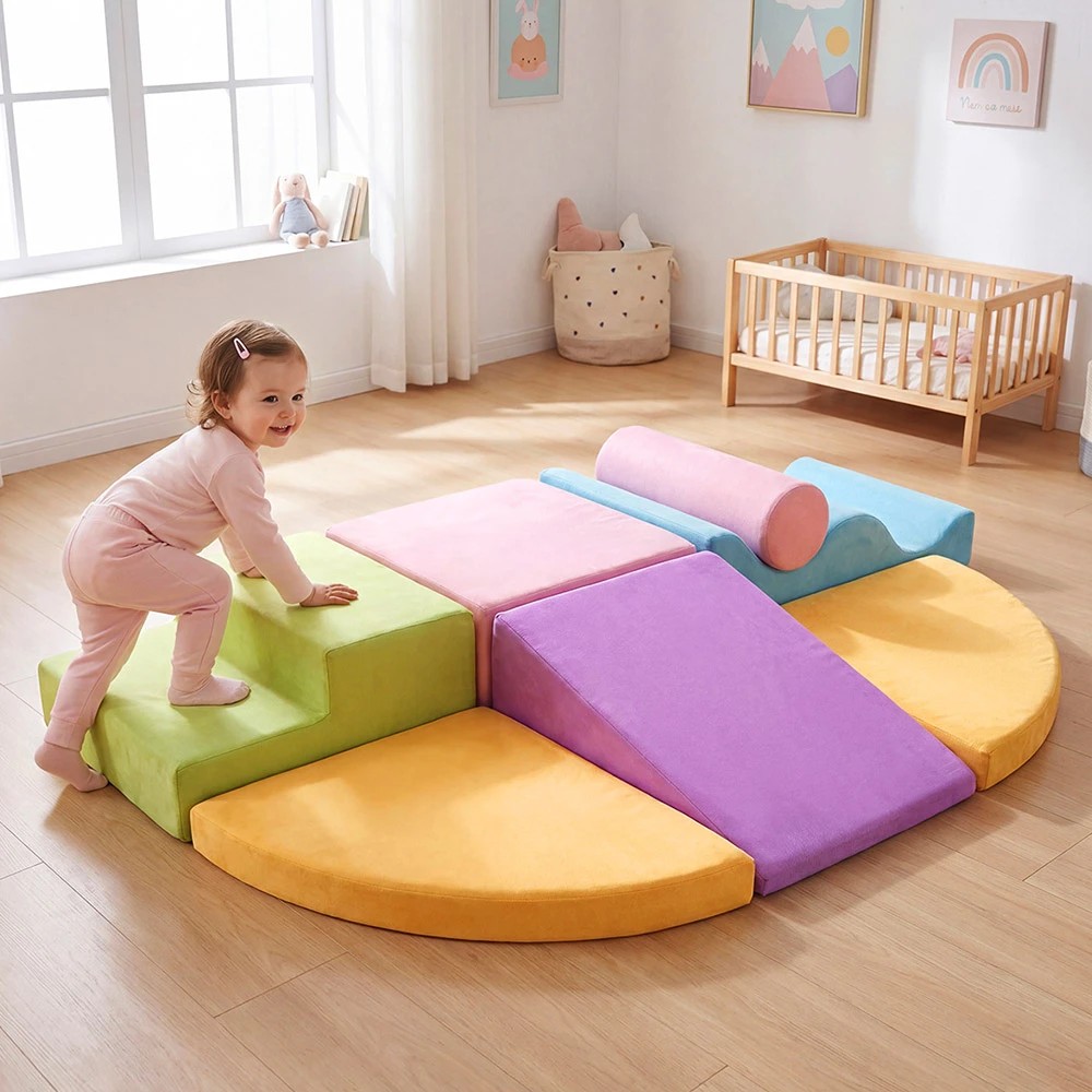 3 Playpals 7 PCS Kids Foam Climbing Blocks Set Toddlers Indoor Soft Toys Playset - Multi, 3 of 3