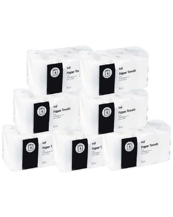 Keji Paper Towels 120 Sheets 48 Pack