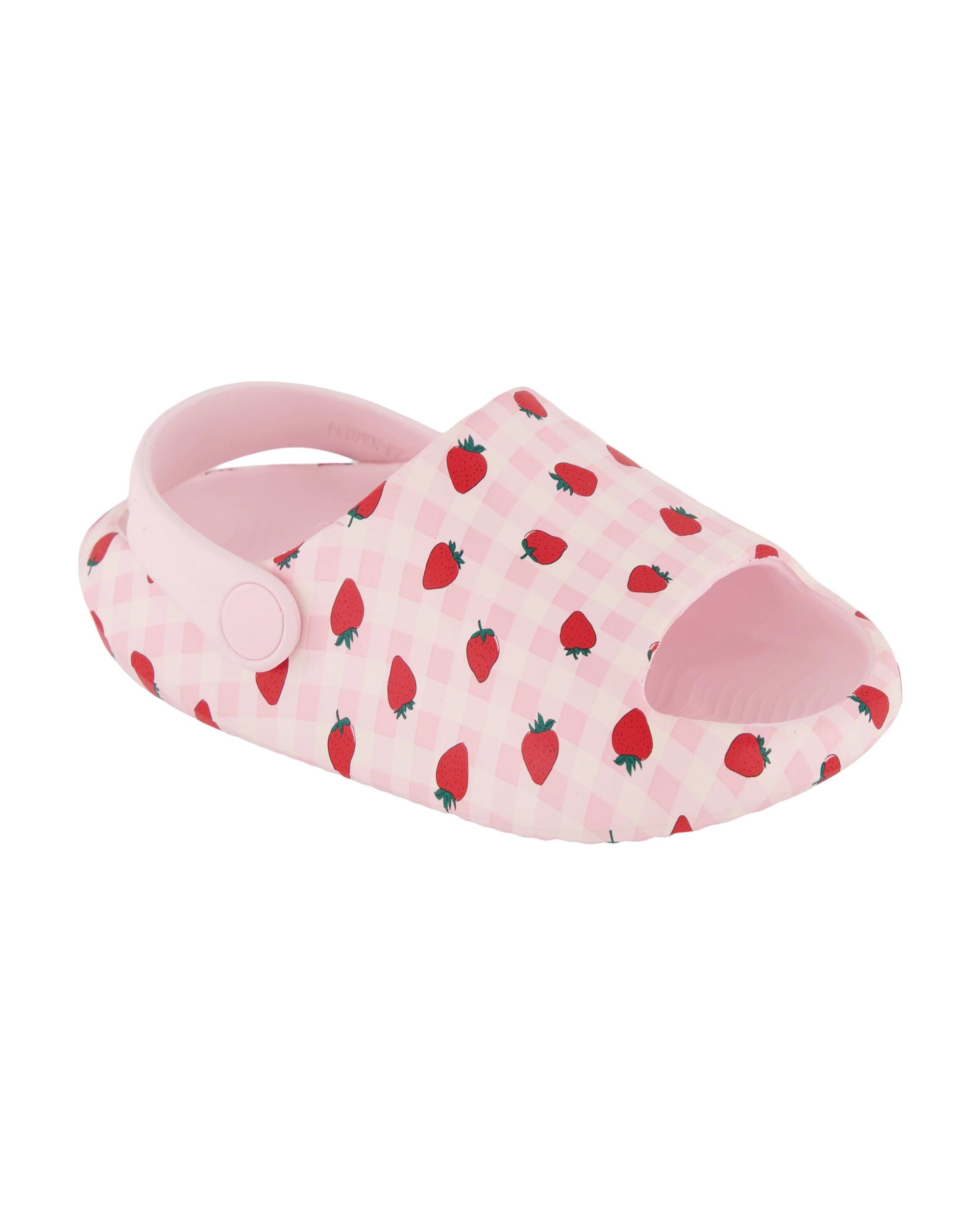 1 Junior Slip-on Pool Slides Strawberry, 1 of 3