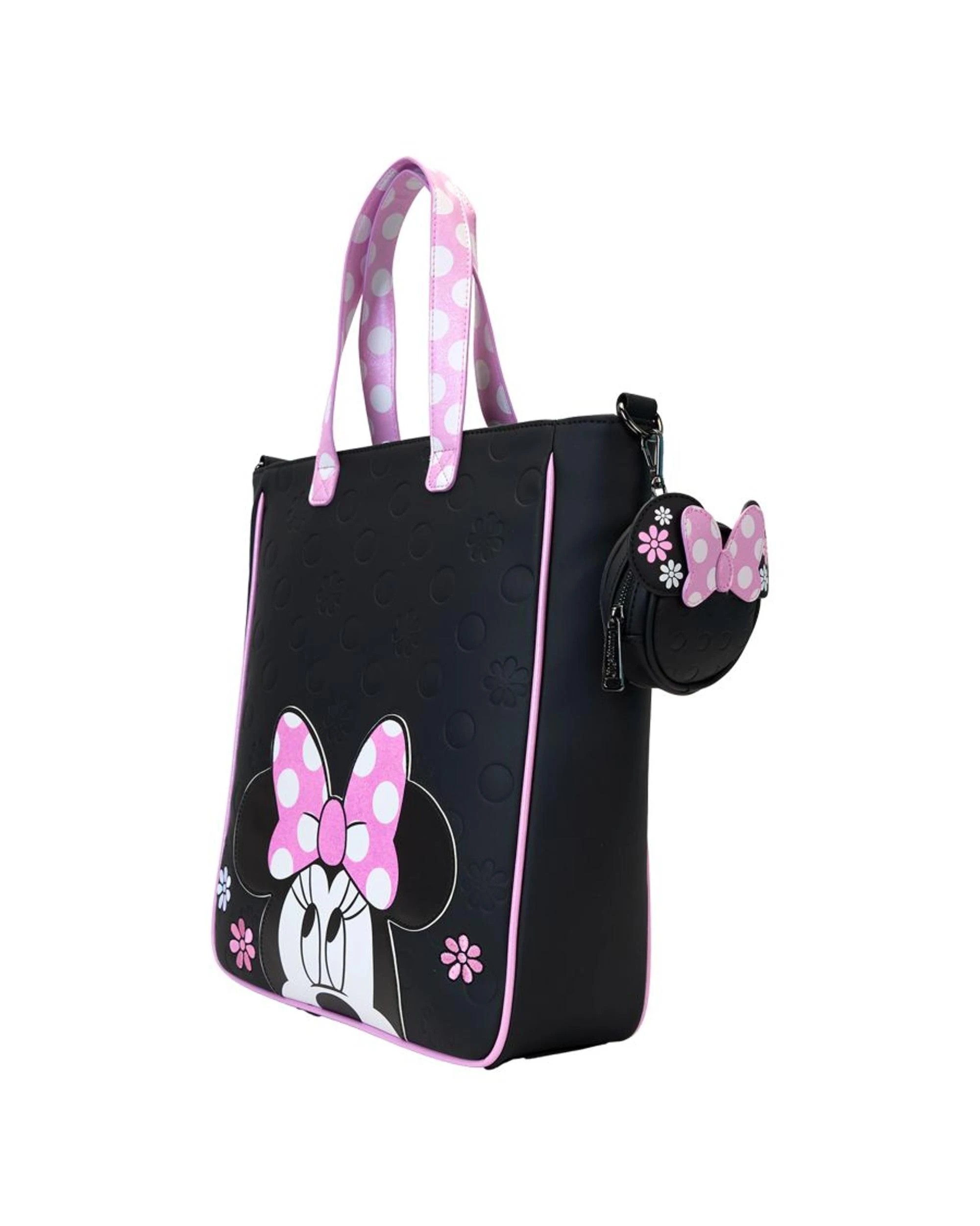 5 Loungefly Disney Minnie Floral Rock the Dots Tote Bag with Coin Bag - Multi, 5 of 10