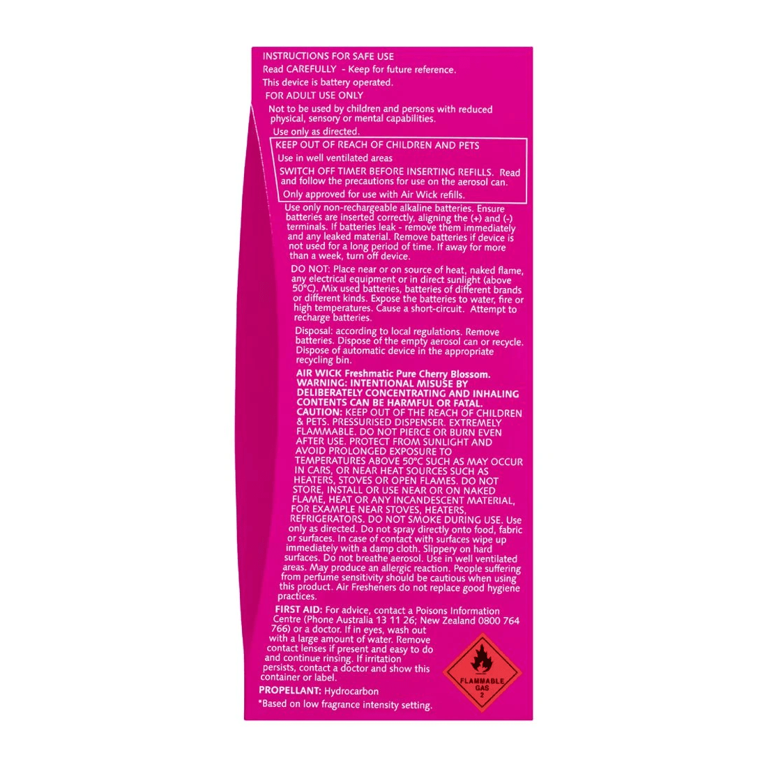 4 Air Wick Pure Freshmatic Air Freshener Cherry Blossom, 4 of 5