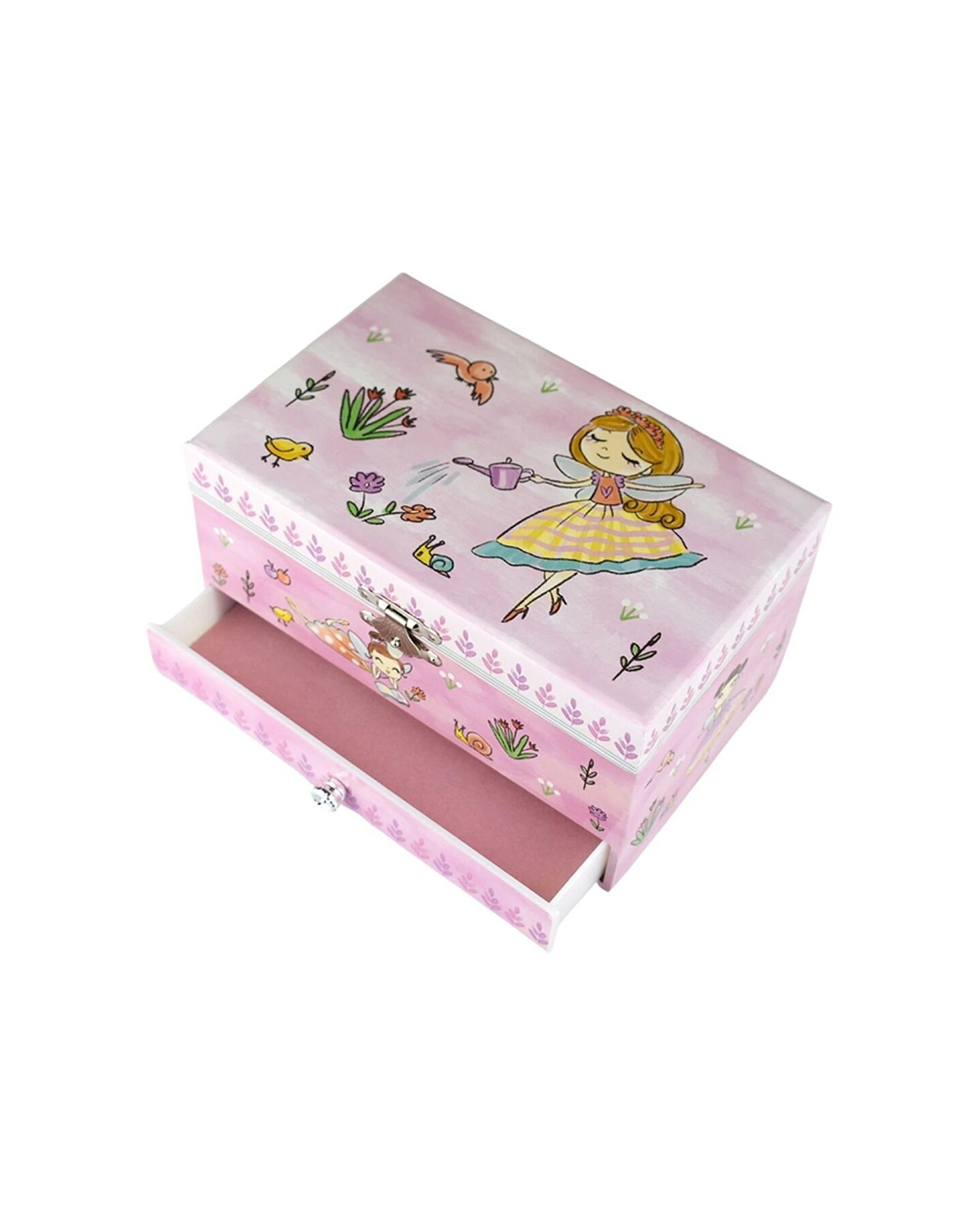 8 Kaper Kidz 15cm Lilly Fairy Heirloom Musical Jewellery Box Fairy Design 3 Years Plus - Pink, 8 of 8
