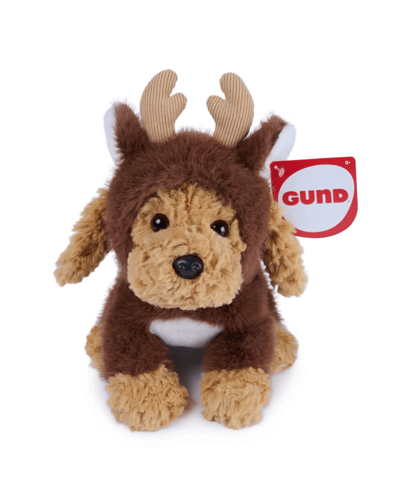 GUND - Forever Friends Moments Muttsy Reindeer Soft Toy - 1 year+