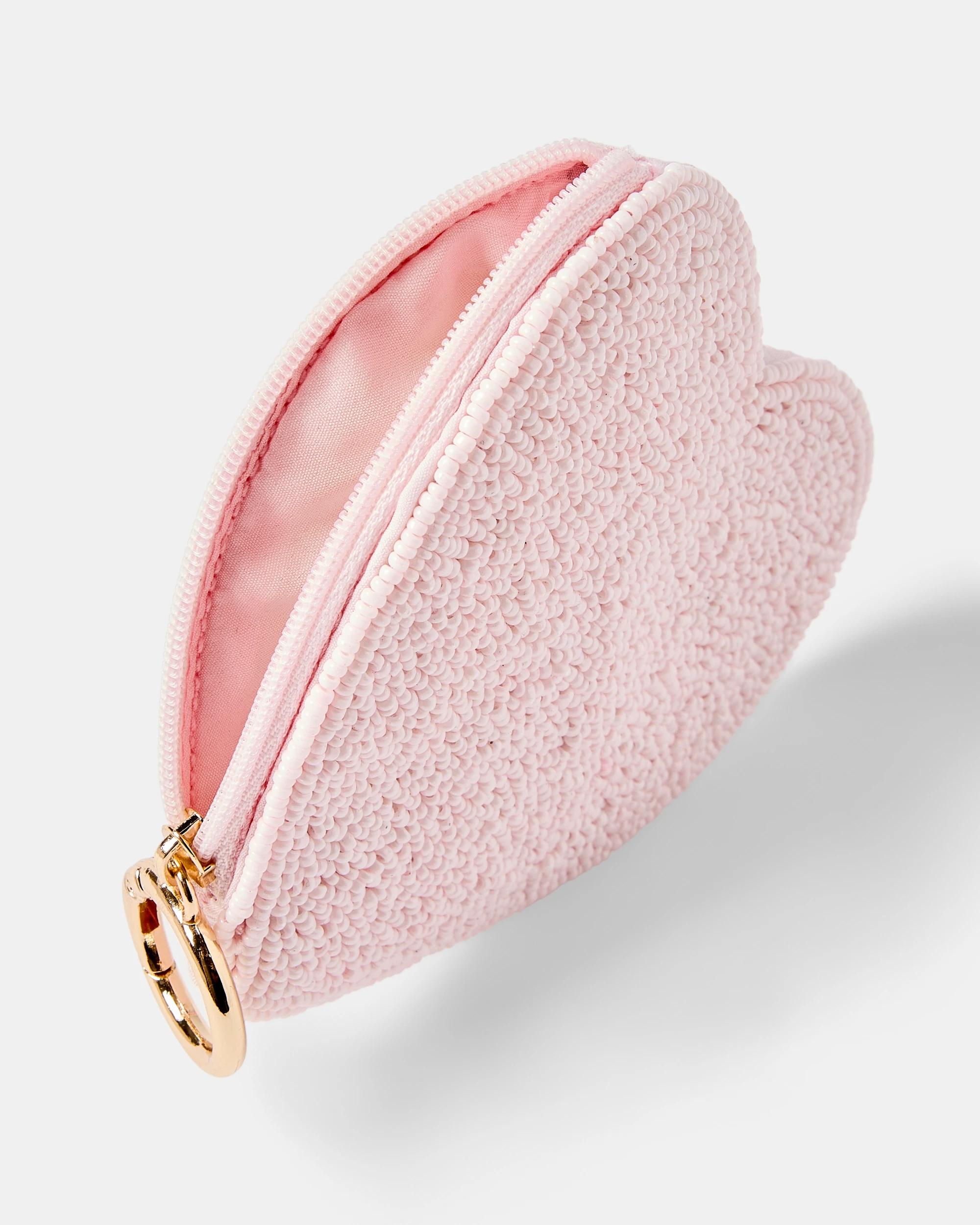 2 Beaded Purse Pink Heart, 2 of 4