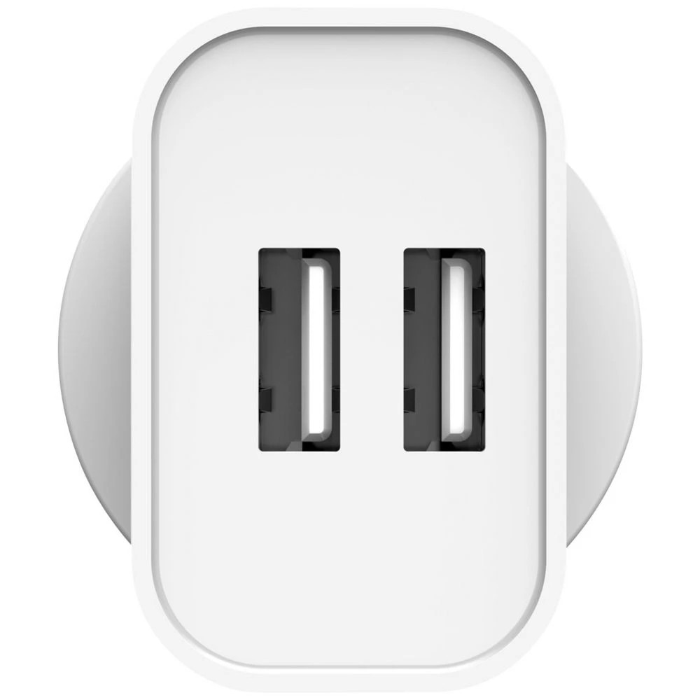 2 Keji USB-A 17W Dual Wall Charger White, 2 of 7