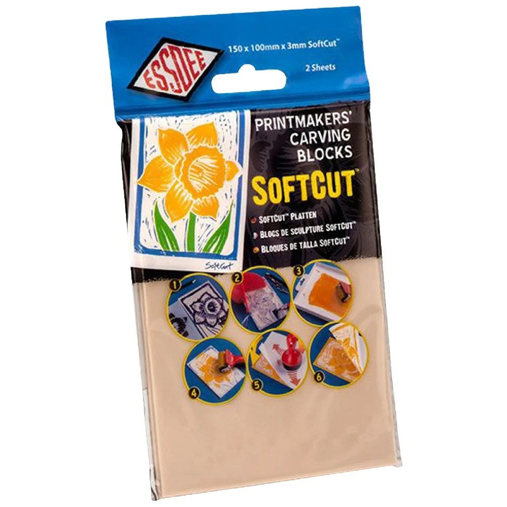 1 Essdee SoftCut Carving Block 150 x 100mm 2 Pack, 1 of 1