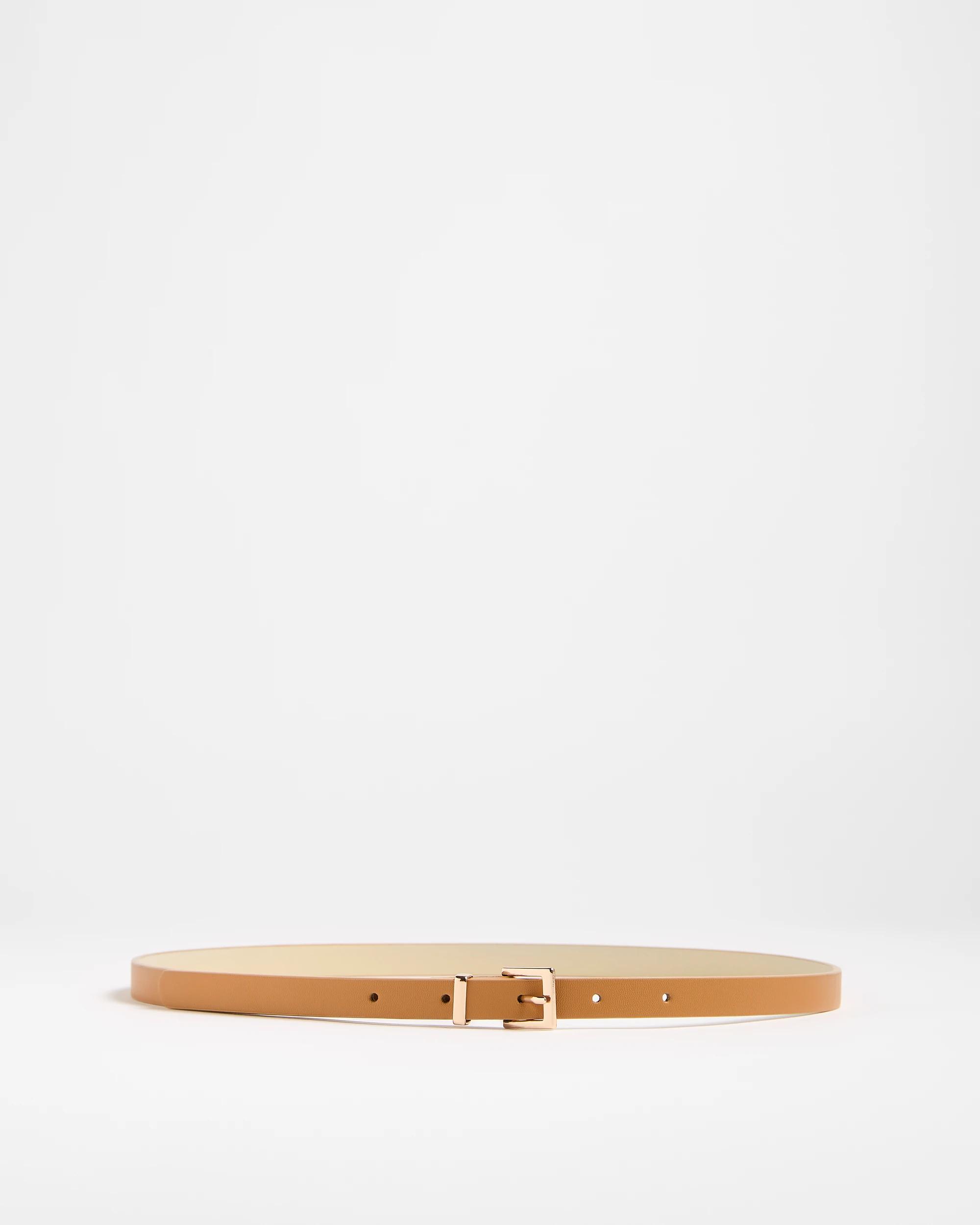 2 Target 2 Pack Skinny Belts CHOCOLATE/TAN, 2 of 4