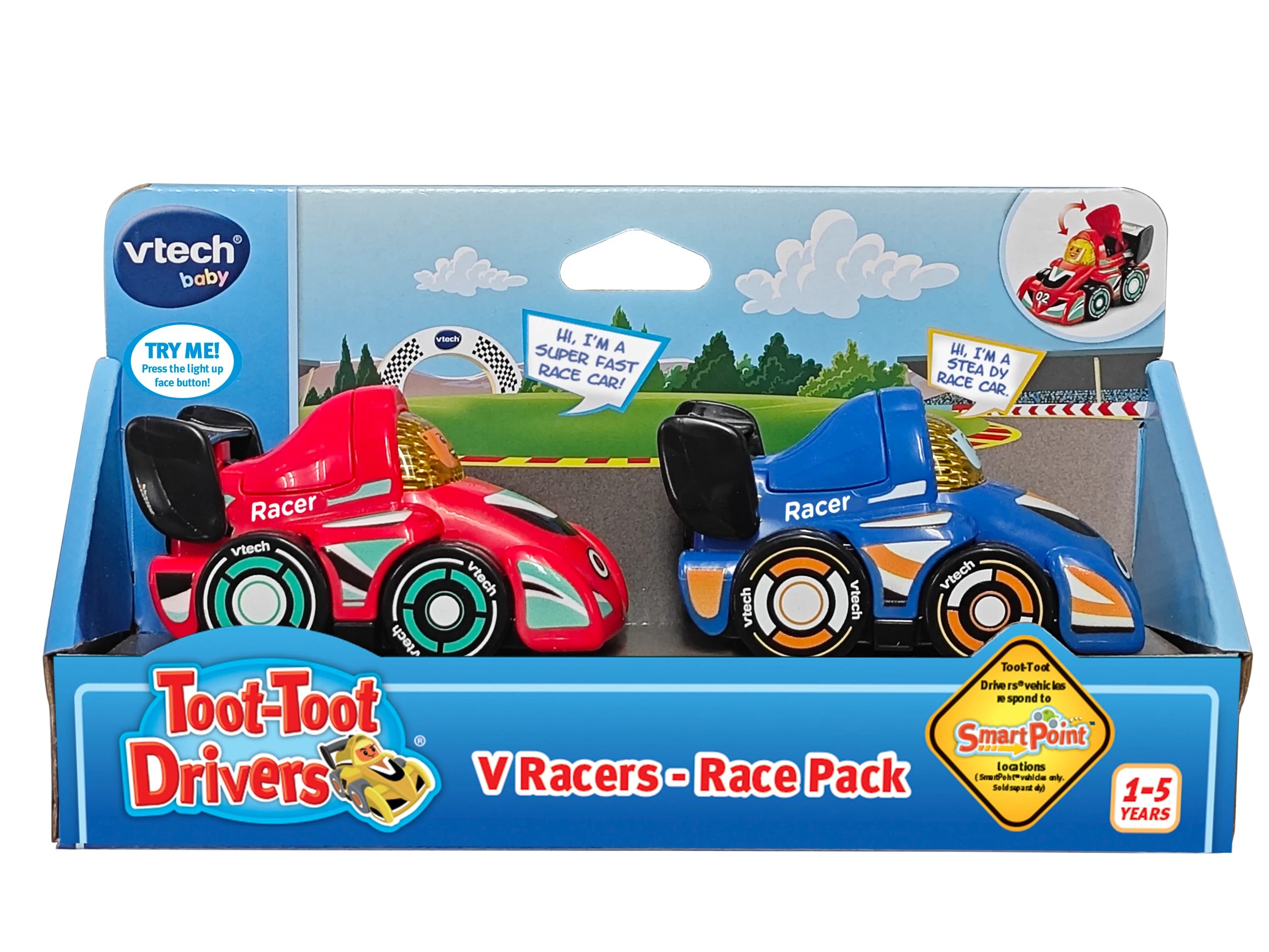 3 2 Pack VTech Toot-Toot Drivers V Racers - Assorted, 3 of 4