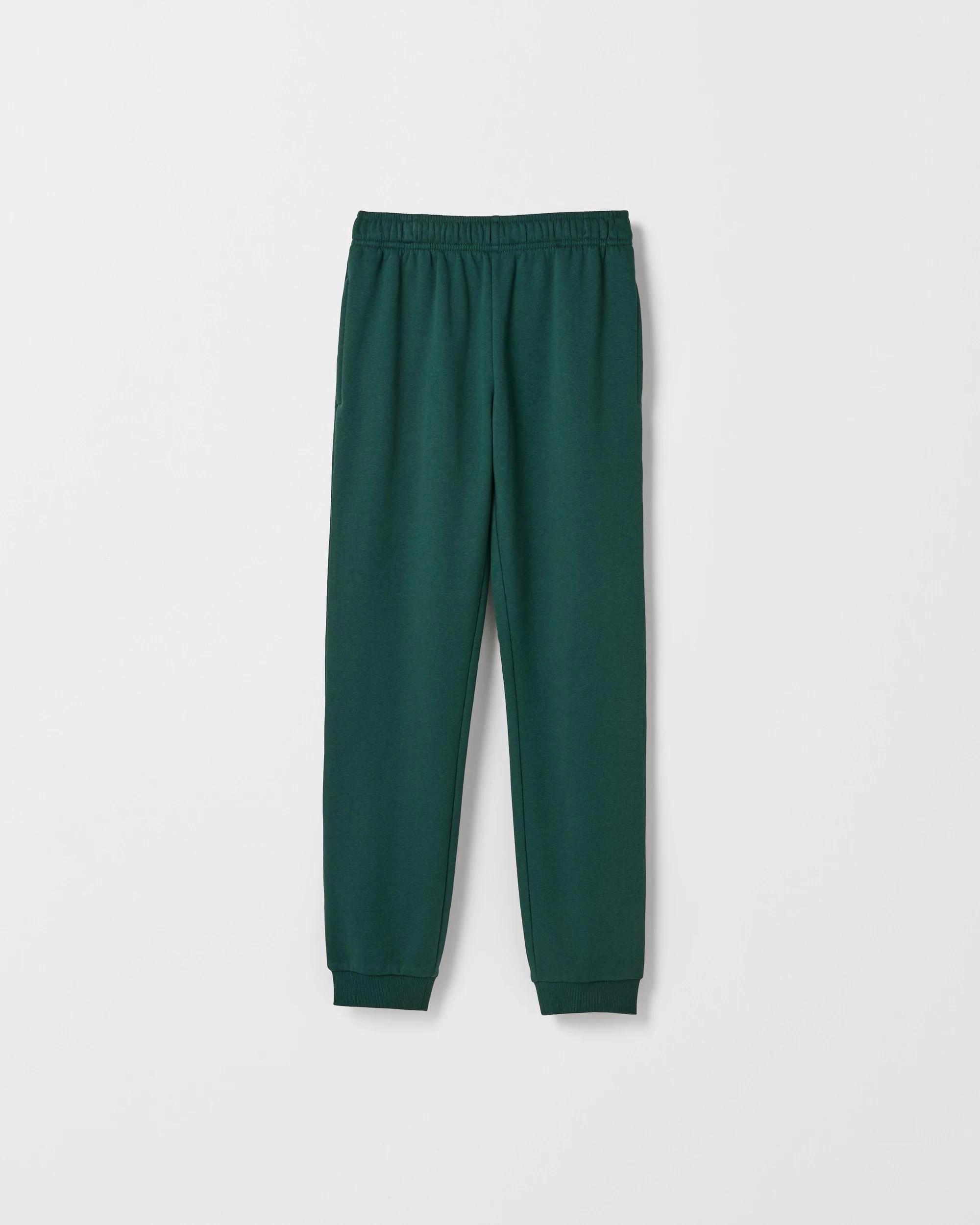 5 Target Kids Australian Cotton Blend 2 Pack School Cuffed Trackpants BOTTLE GREEN, 5 of 6