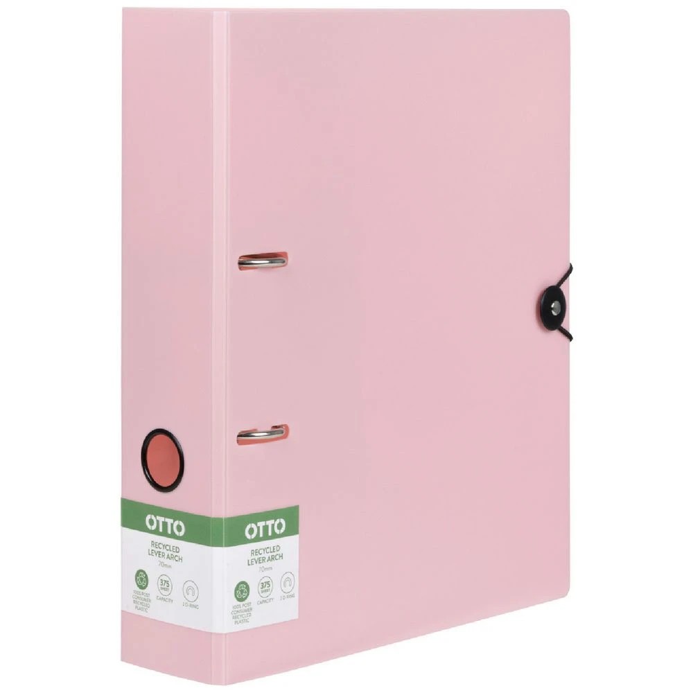 1 Otto A4  Lever Arch Pink, 1 of 5