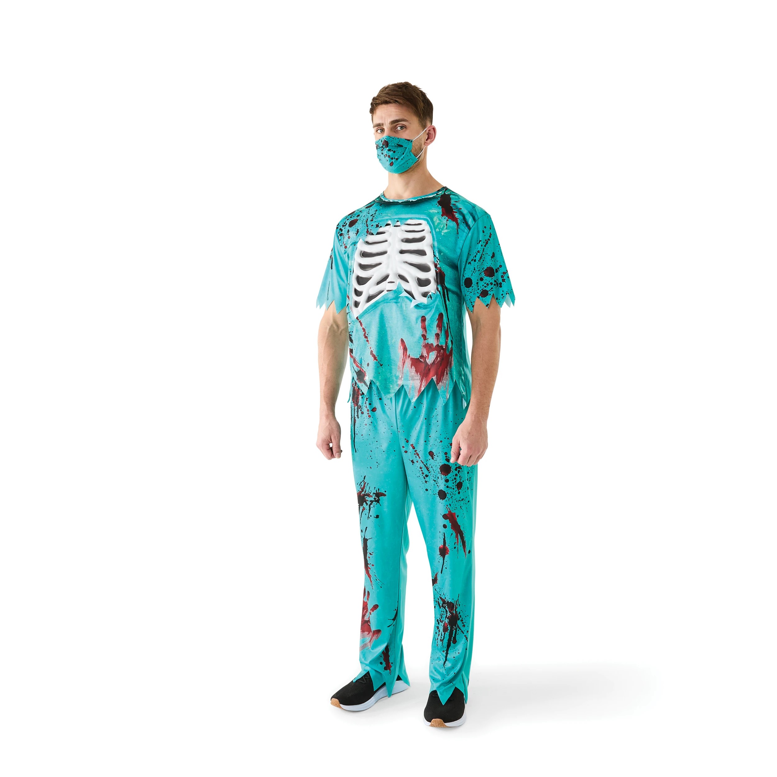 3 3 Piece Zombie Surgeon Costume - Adult, 3 of 10