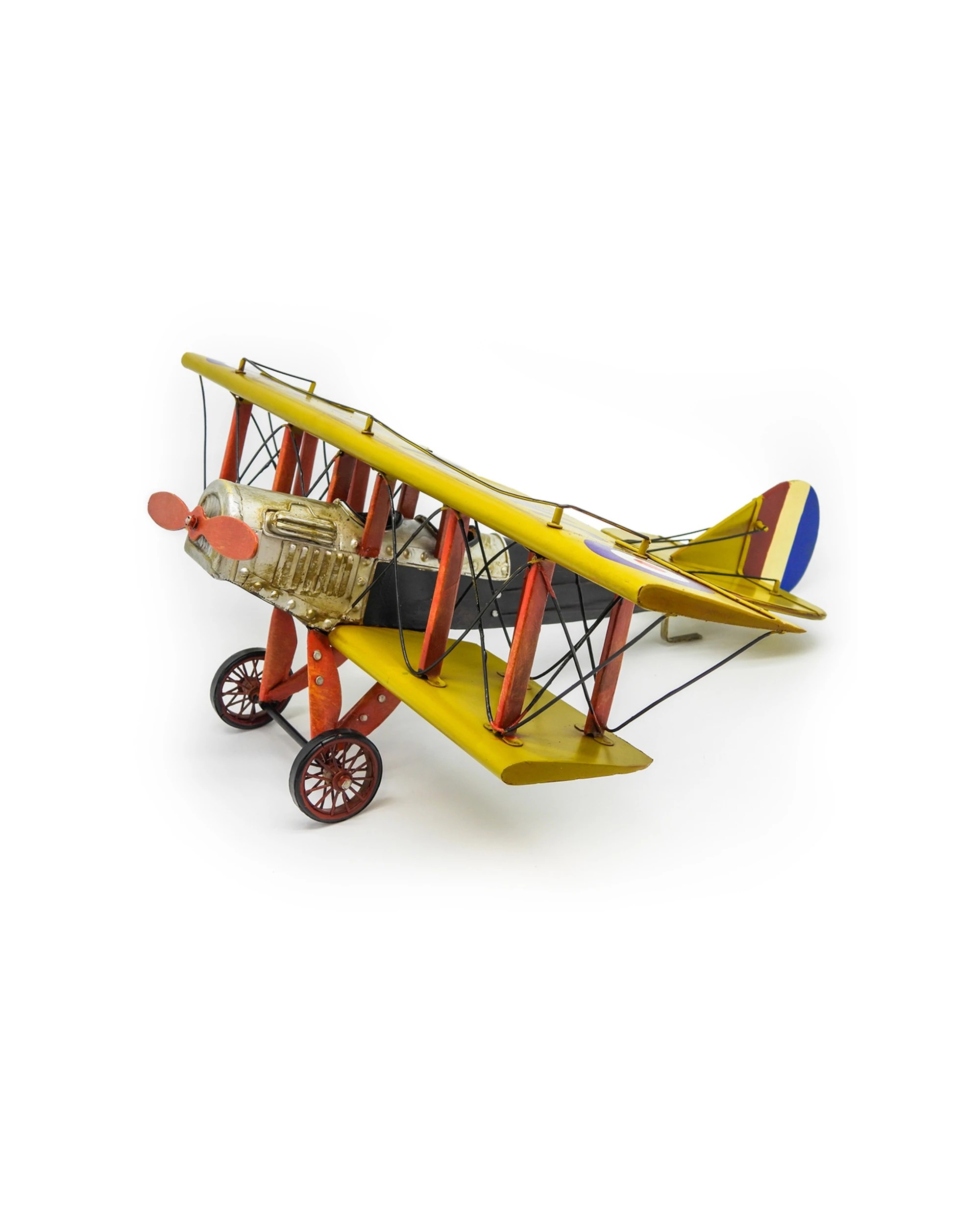 5 Boyle Metal Ornament Home Decor Collectible Curtis Jenny Plane 43x39x14.5cm - Multi, 5 of 7