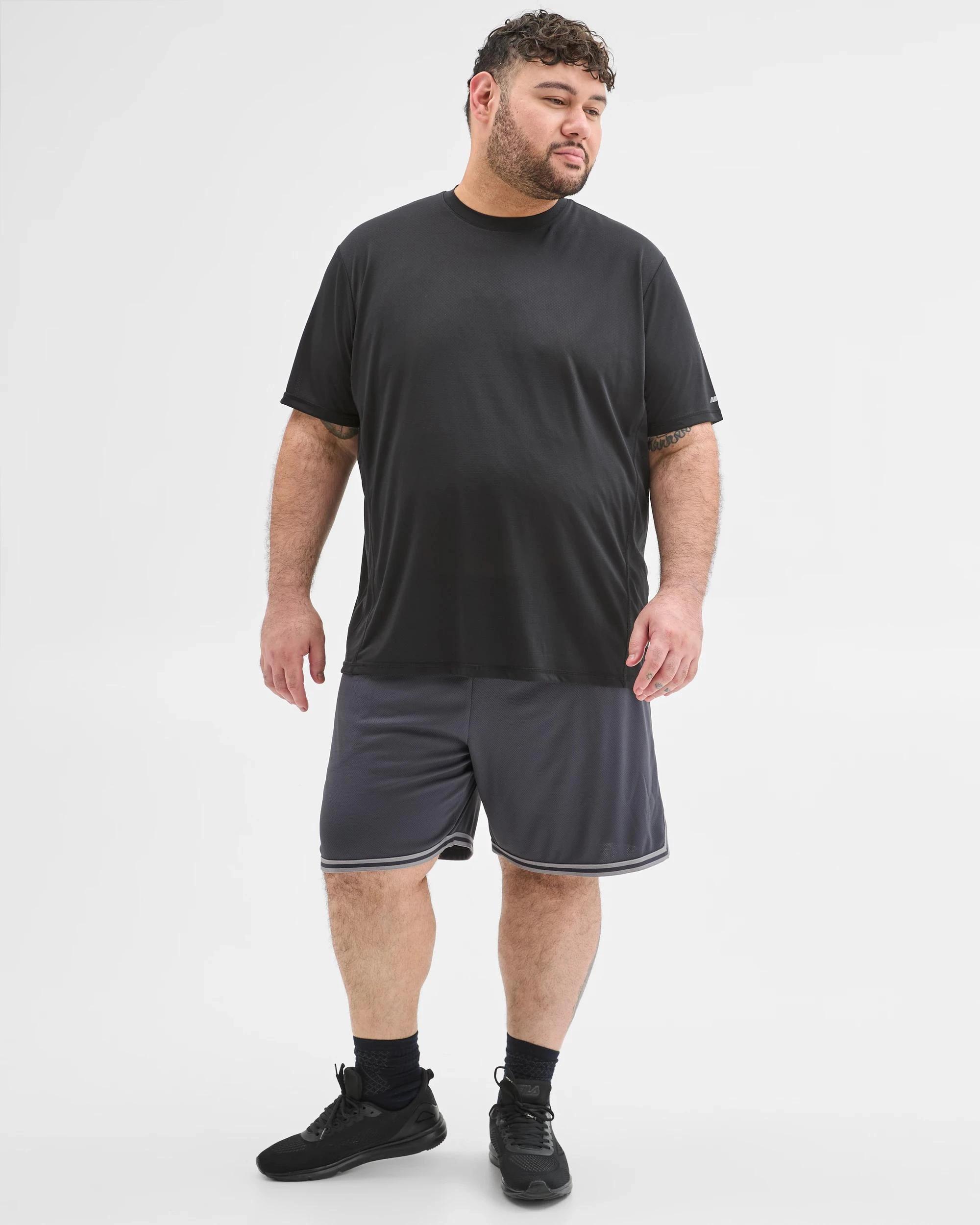2 Target Plus Size Active Basketball Shorts GUNMETAL, 2 of 6