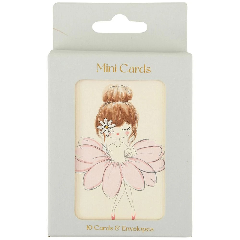 1 Otto FSC Mini Cards Ballerina 10 Pack, 1 of 2