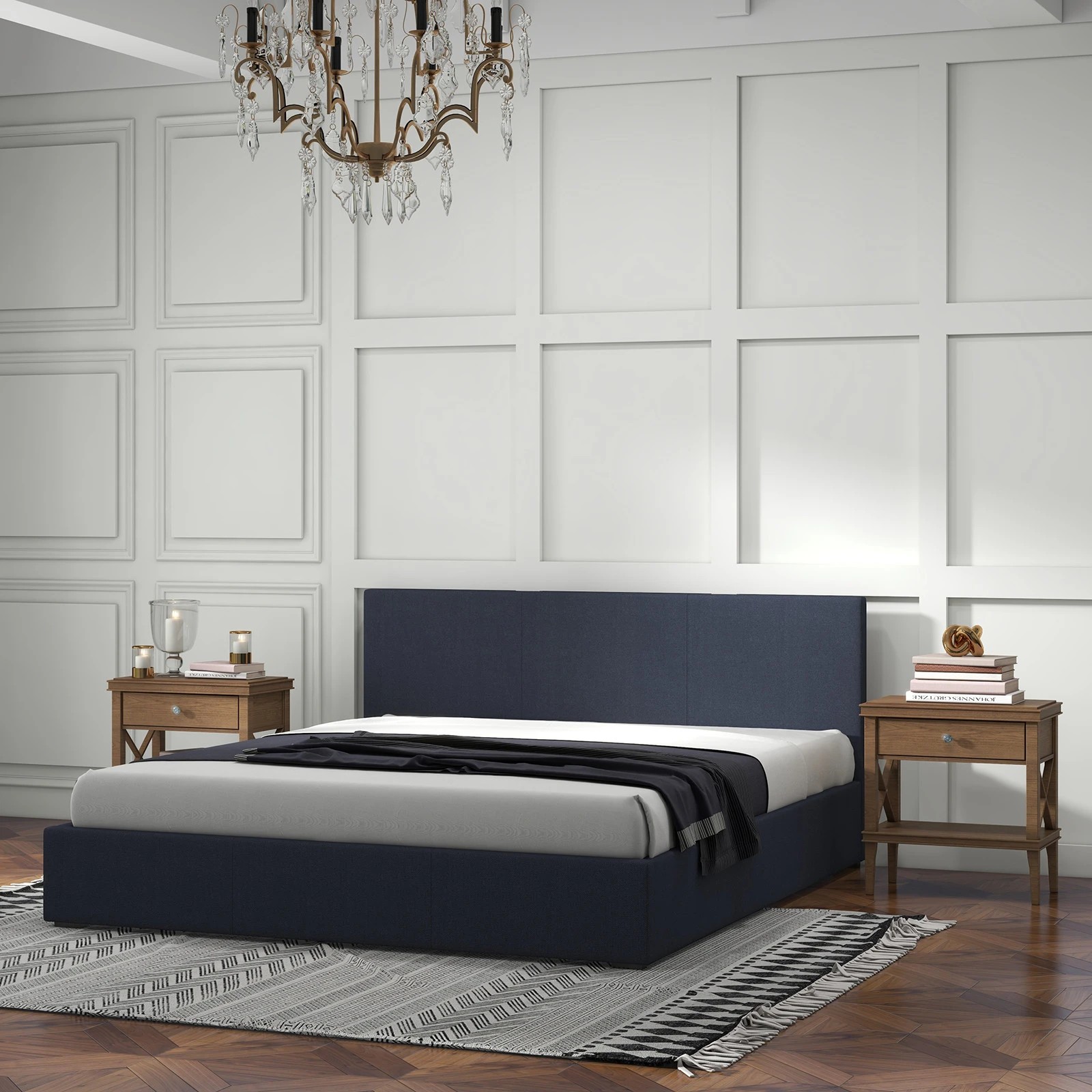 8 Milano Décor Luxury Gas Lift Bed Frame Base And Headboard With Storage Single - Charcoal, 8 of 10