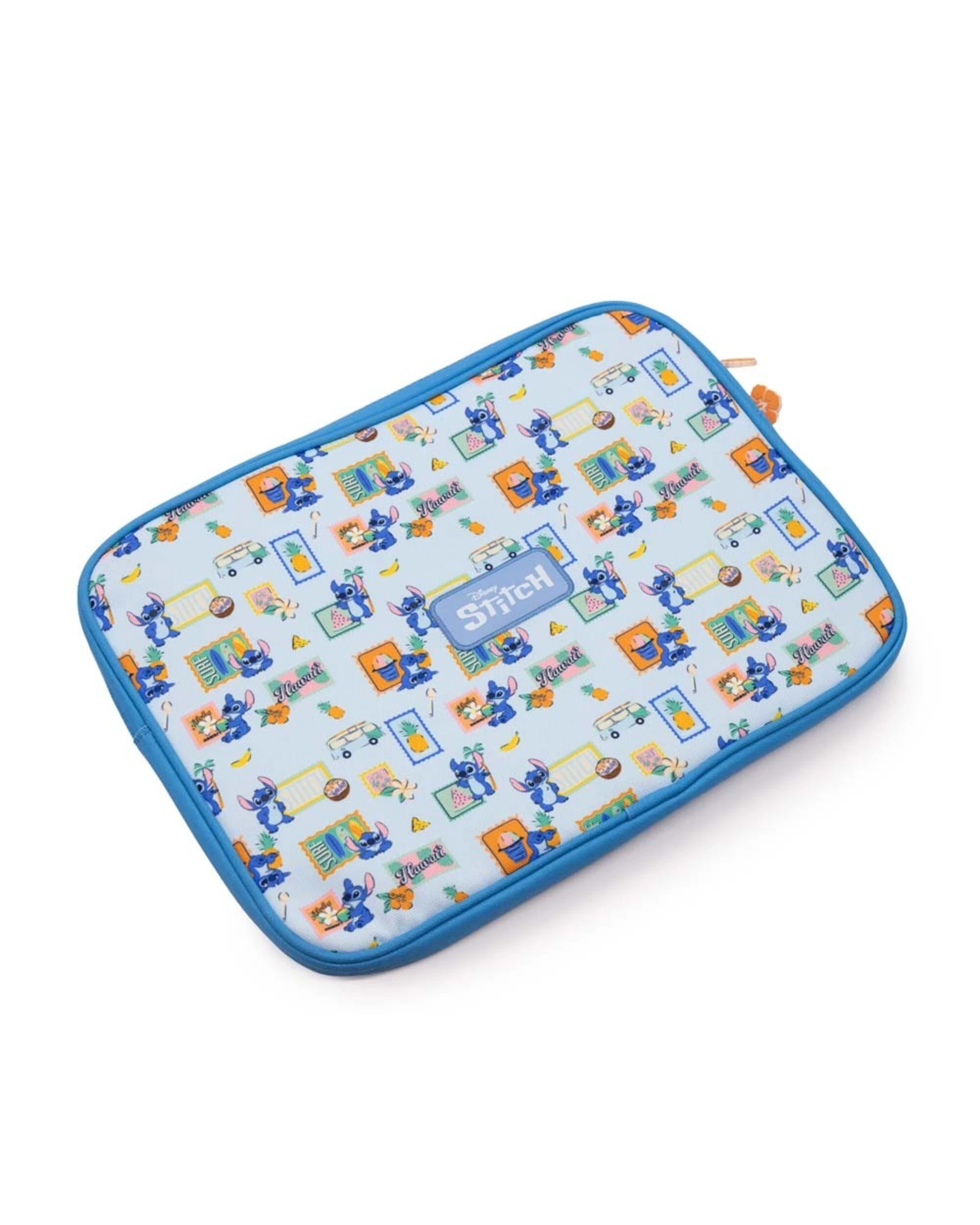 1 Disney - Lilo & Stitch - Stitch Stamps Laptop Bag - Blue, 1 of 4